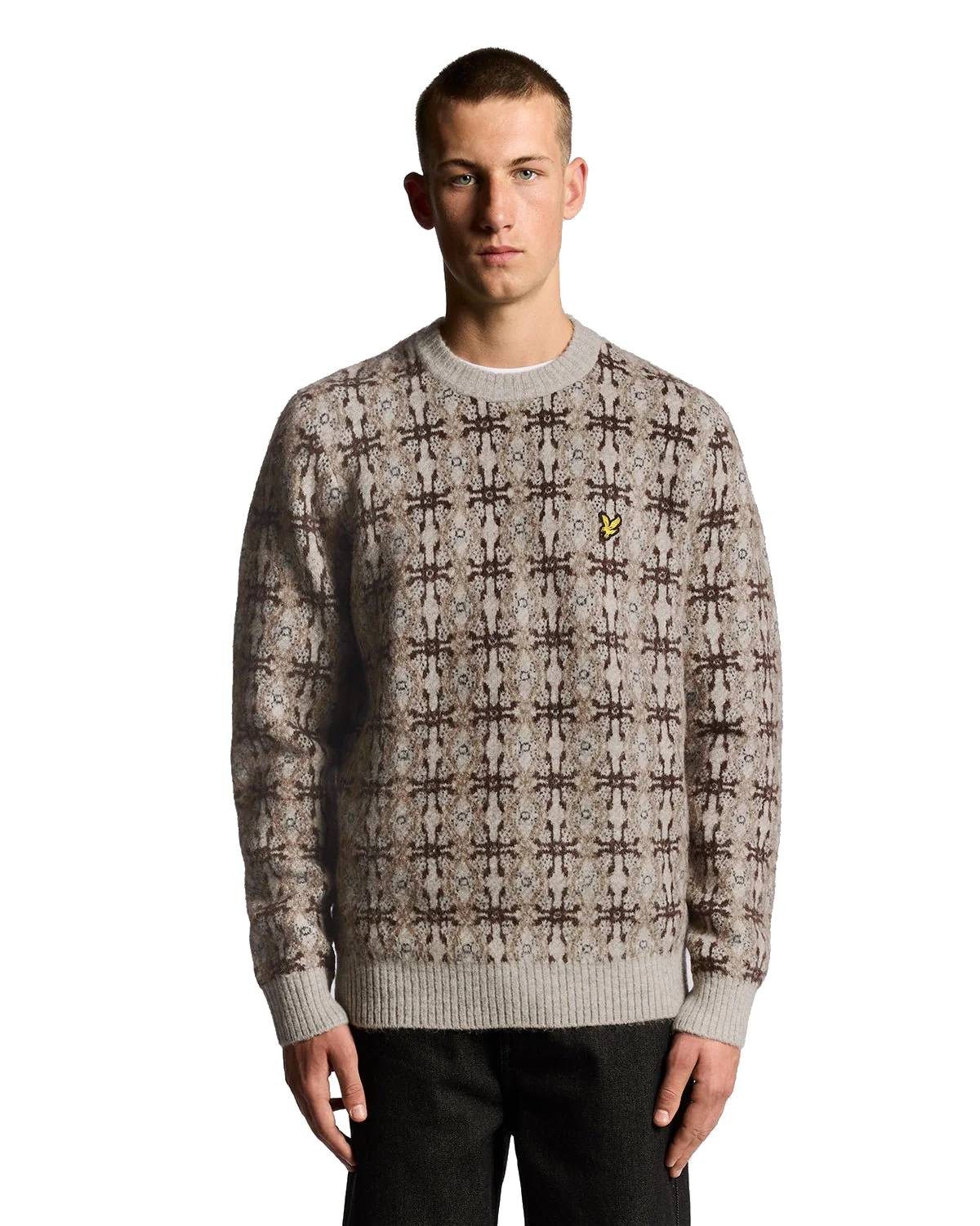 Lyle & Scott Strickpullover Pullover Lyle & Scott Brushed Intarsia