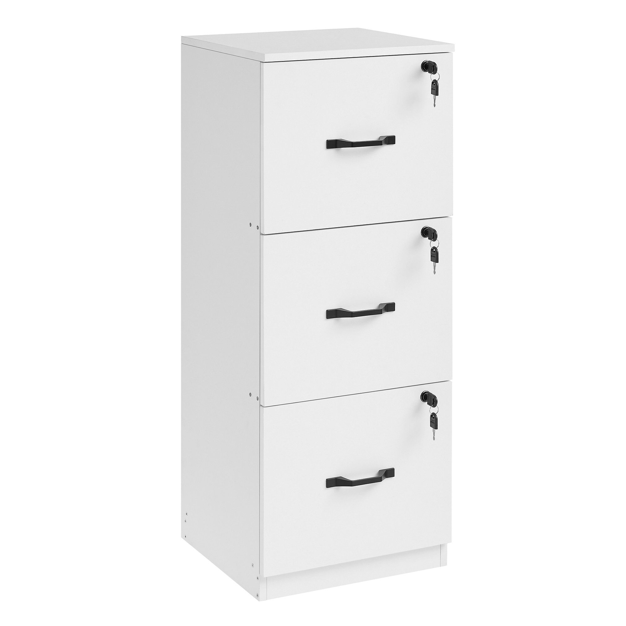 VASAGLE Aktenschrank Büroschrank, Druckerständer, mit 3 günstig online kaufen