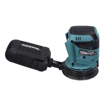 Makita Exzenterschleifer DBO 180 RT Akku Exzenterschleifer 18 V 125 mm + 2x Akku 5,0 Ah + Lade