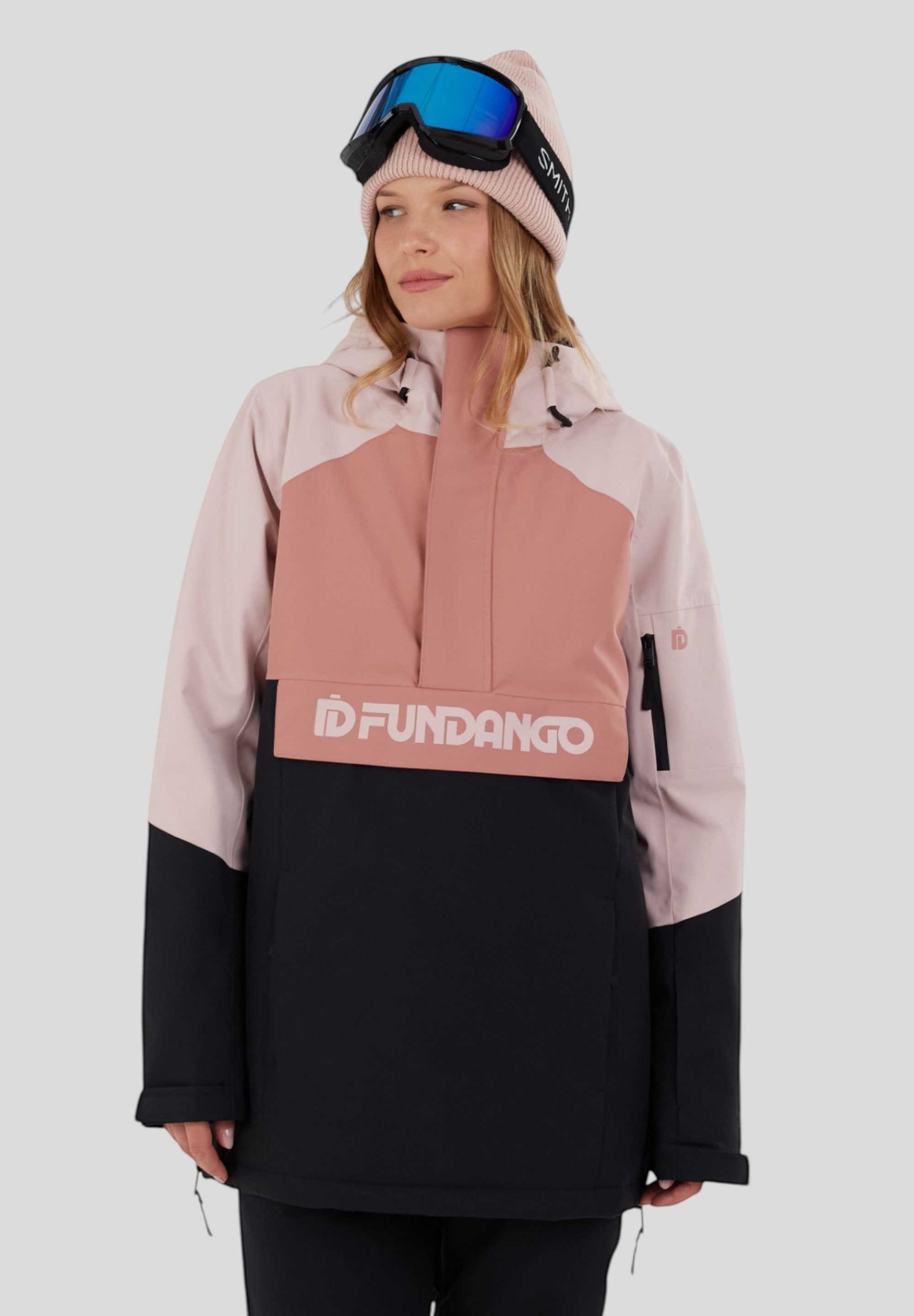 Fundango Winterjacke Birch ECO Logo Anorak technische Schlupfjacke für Ski günstig online kaufen