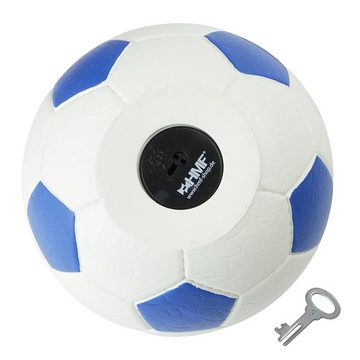 HMF Spardose 4790, Fußball in Lederoptik, 15 cm Durchmesser