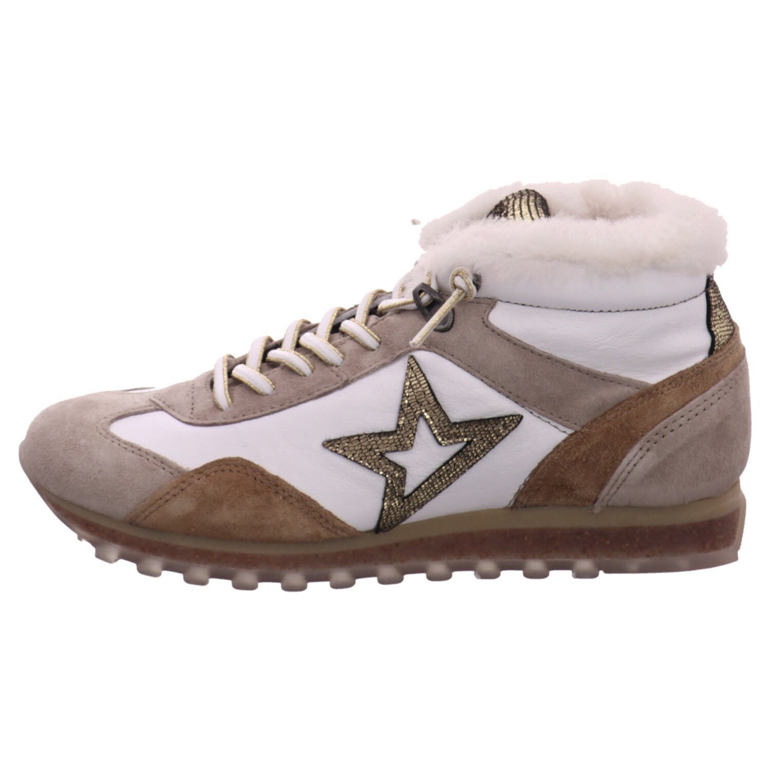 C1300 SRA SWEET WHITE PELO Schnürstiefelette
