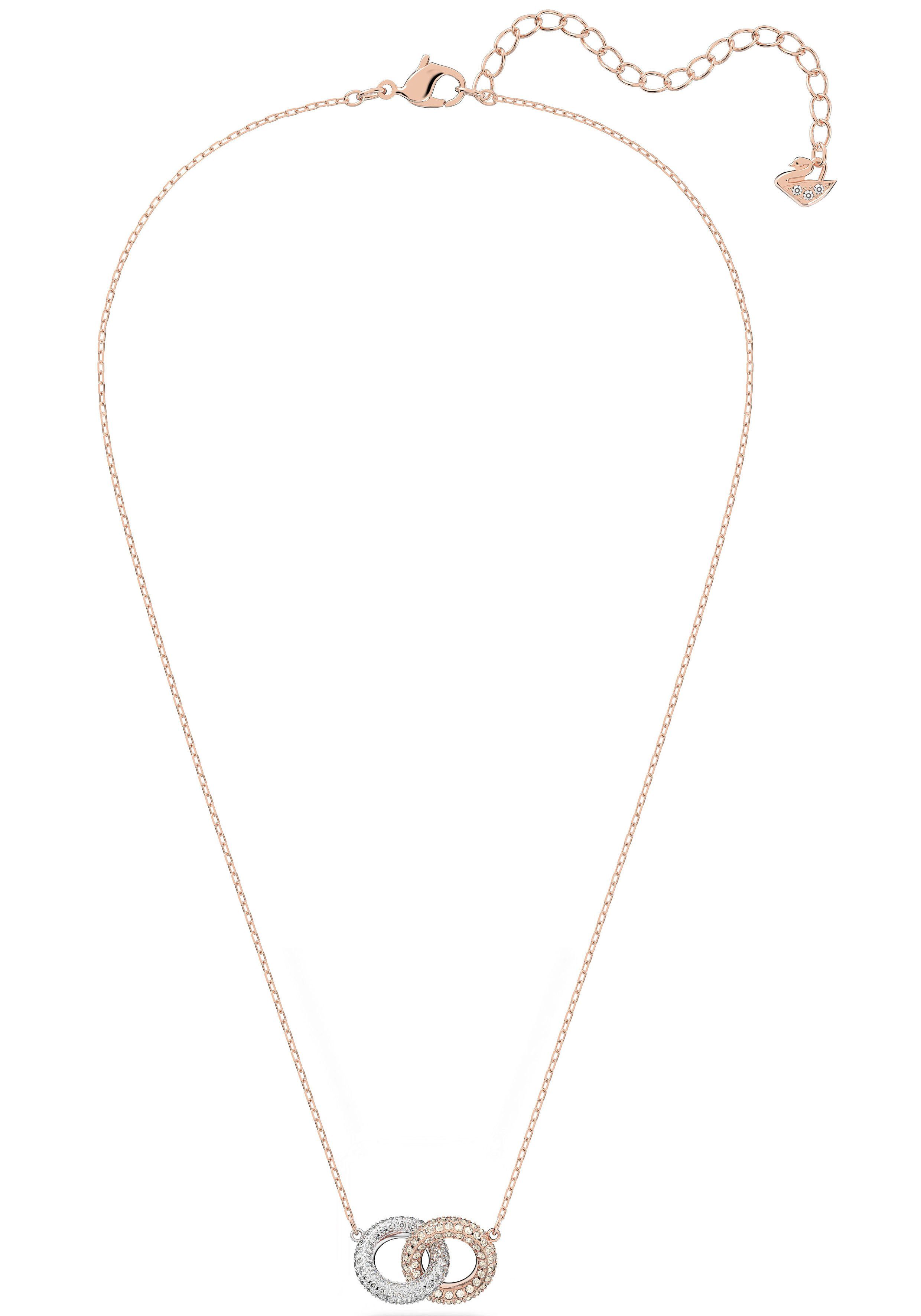 Swarovski Kette mit Anhänger Dextera Round, mit Swarovski® Kristall günstig online kaufen