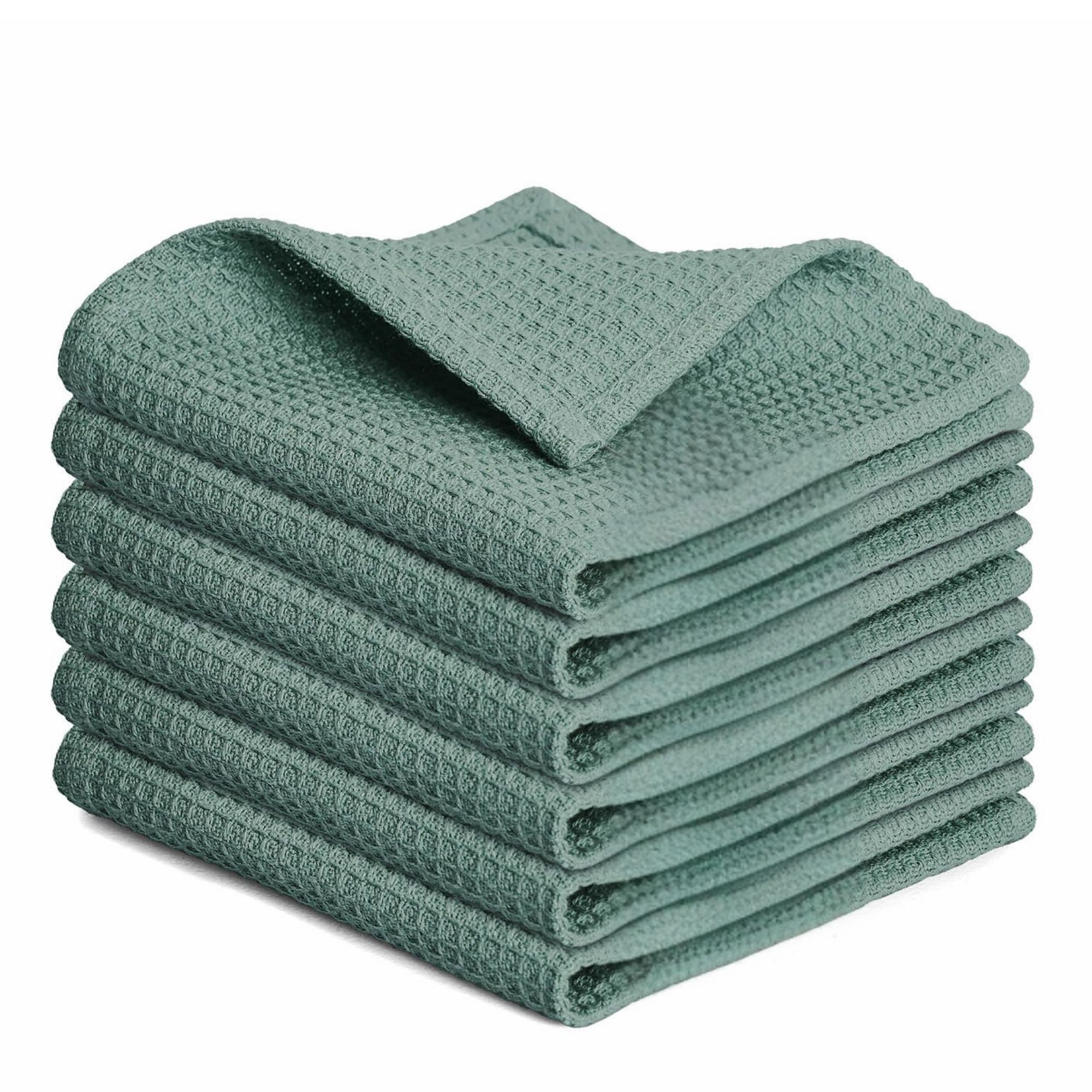 Blumtal Geschirrtuch Set 50x70 oder 30x30 cm, 100% Baumwolle, (6-tlg), Saugfähig, schnell trocknend, waschbar, 100% Baumwolle, Geschirrhandtuch