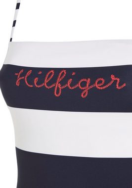 Tommy Hilfiger Swimwear Badeanzug TH ONE PIECE PRINT mit Tommy Hilfiger-Branding