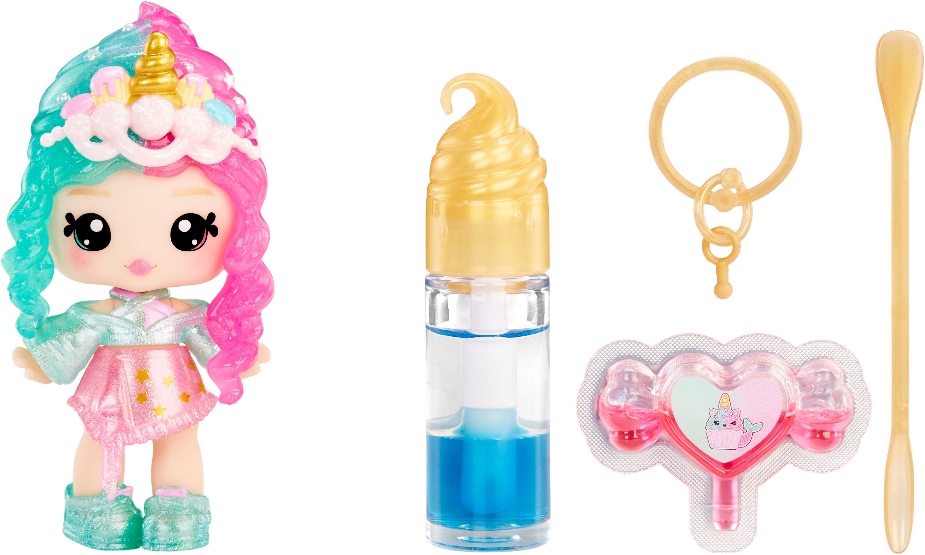 YUMMILAND Minipuppe Yummiland Lip Gloss Doll- Mystery Color Change - Phoebe Frappe