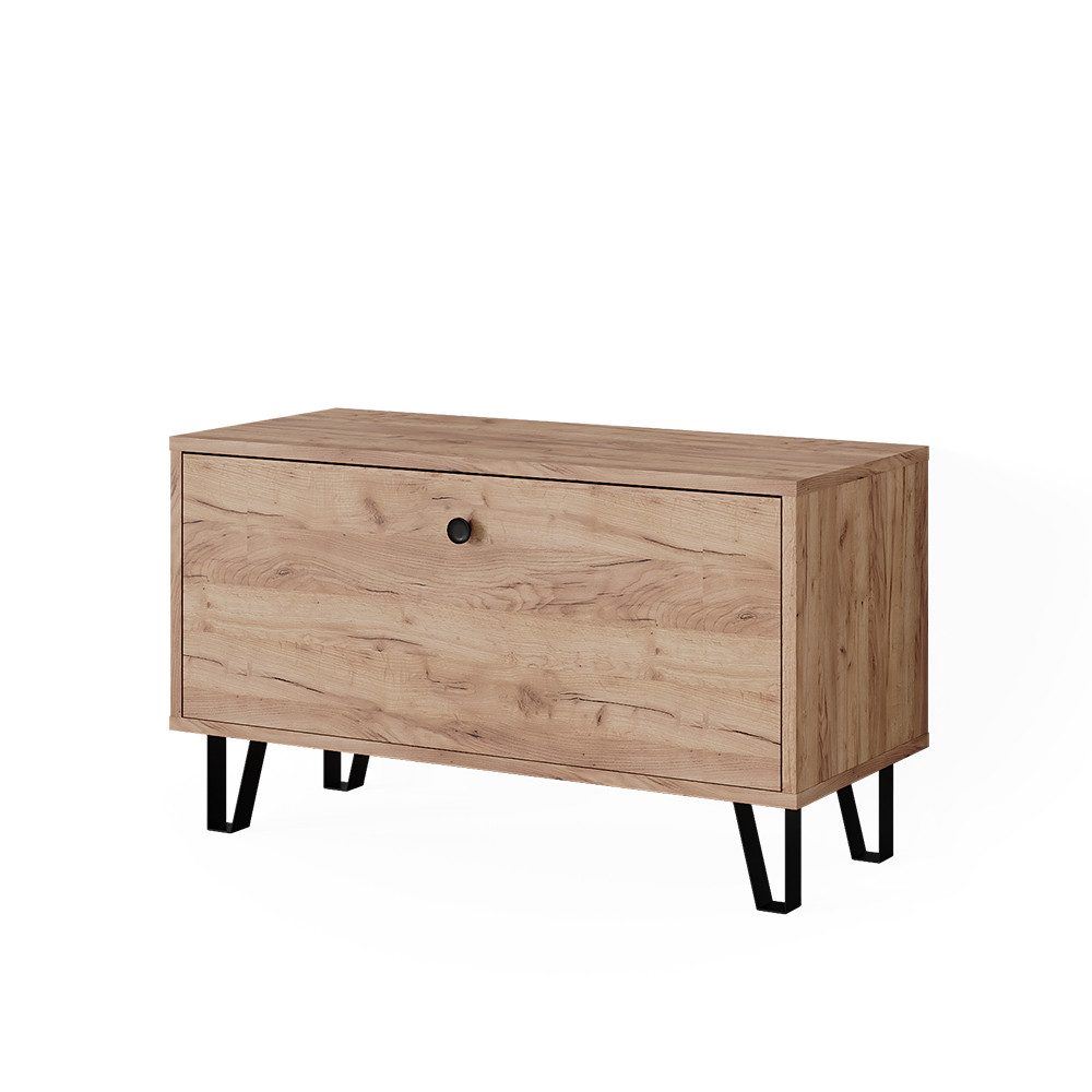 Vicco Schuhbank Siri, Goldkraft Eiche, 80 x 46 cm