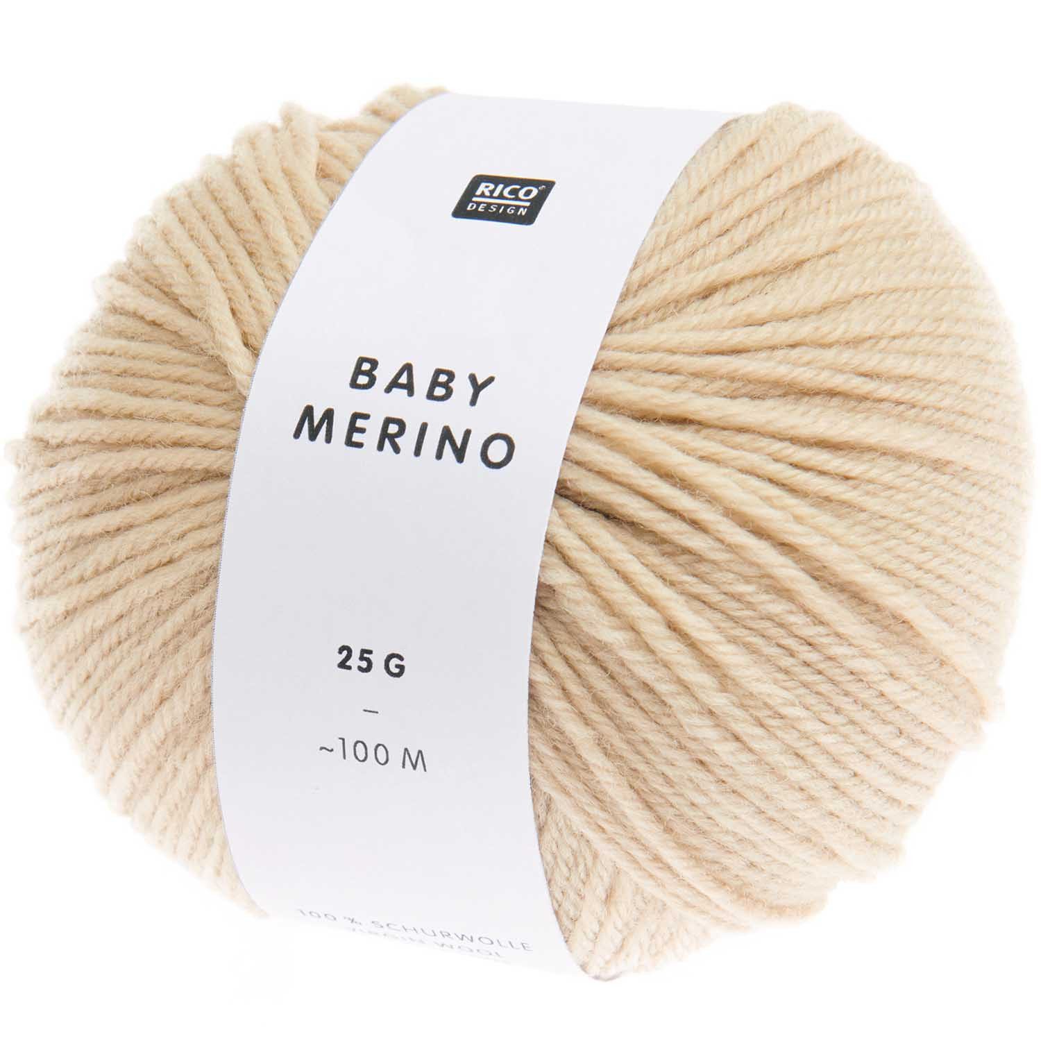 rico Baby Merino Häkelwolle, 100 m