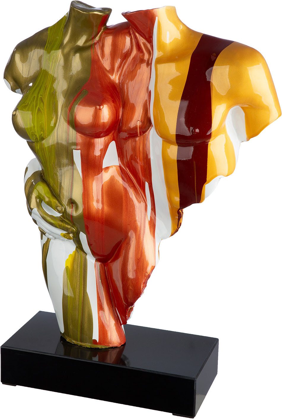GILDE Skulptur Skulptur Torso Coppia Colorata