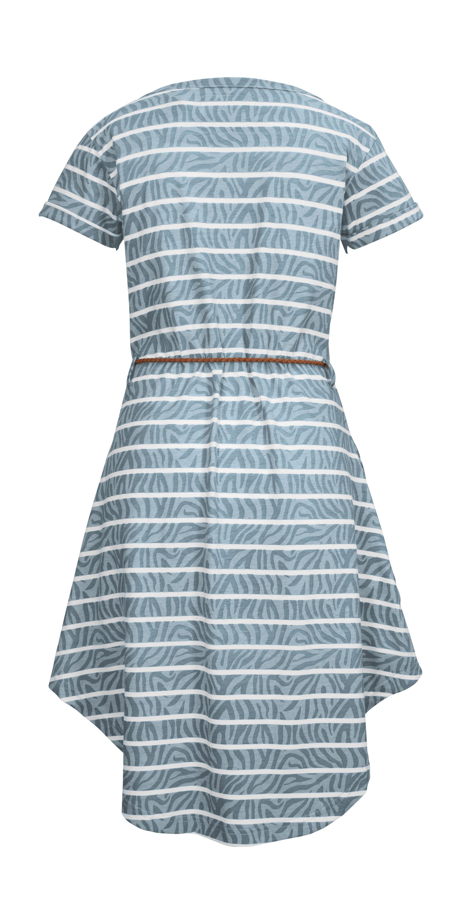 G.I.G.A. DX by killtec Sommerkleid GS 31 WMN DRSS Gestreiftes Baumwollkleid mit Bindegürtel und Zierknöpfen