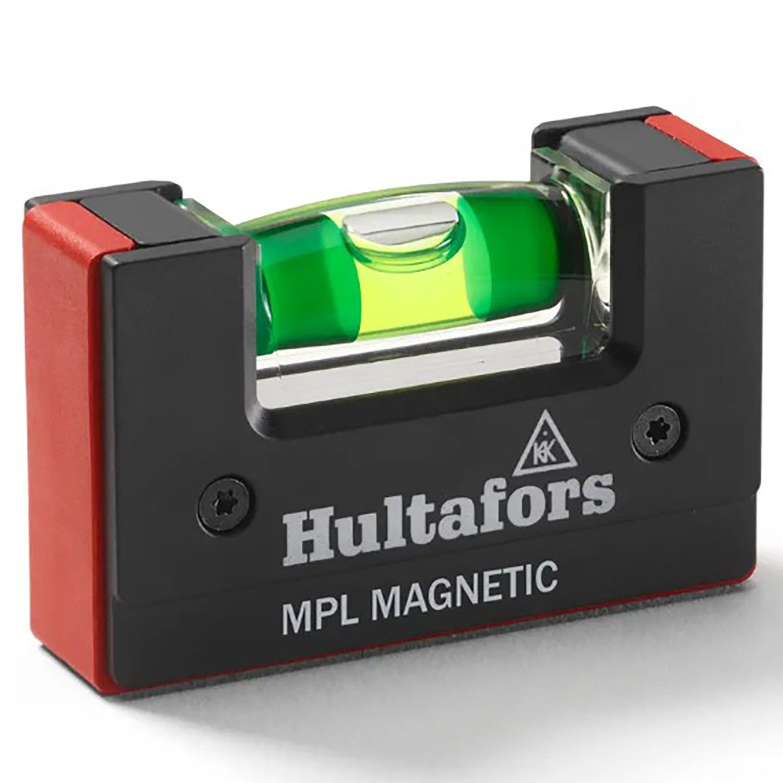 Hultafors Wasserwaage Hultafors Taschen-Wasserwaage Magnetic MPL 68mm, (1 Stück), Bruchsichere Libelle mit Lupeneffekt