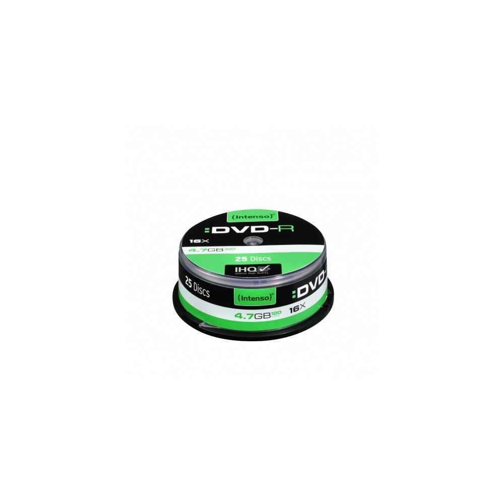 Intenso DVD-Rohling Intenso DVD-R 16x 4,7GB 25er Cake Box Rohlinge
