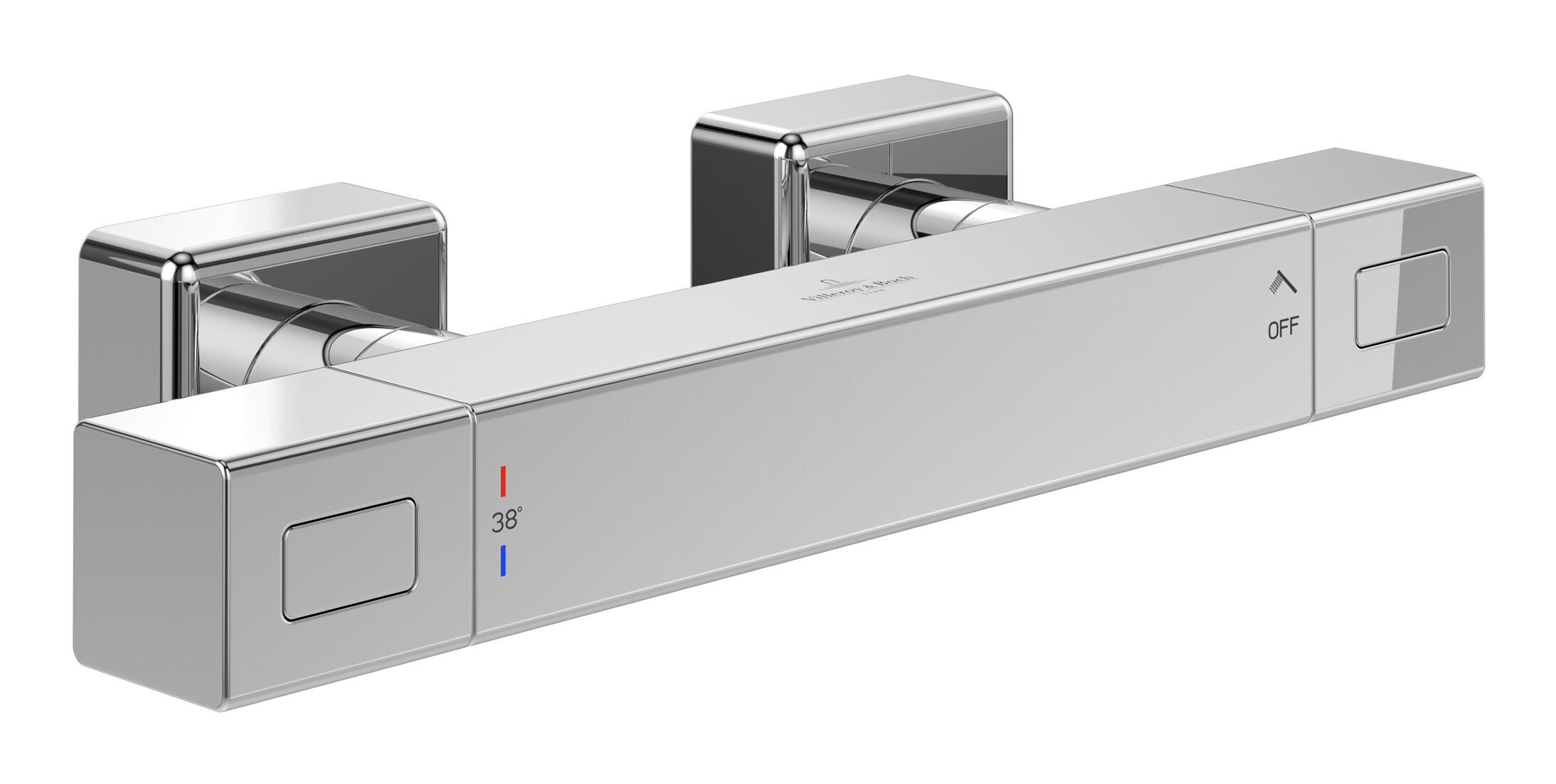 Villeroy & Boch Brausethermostat Universal Taps & Fittings Duschthermostat, Eckig - Chrom