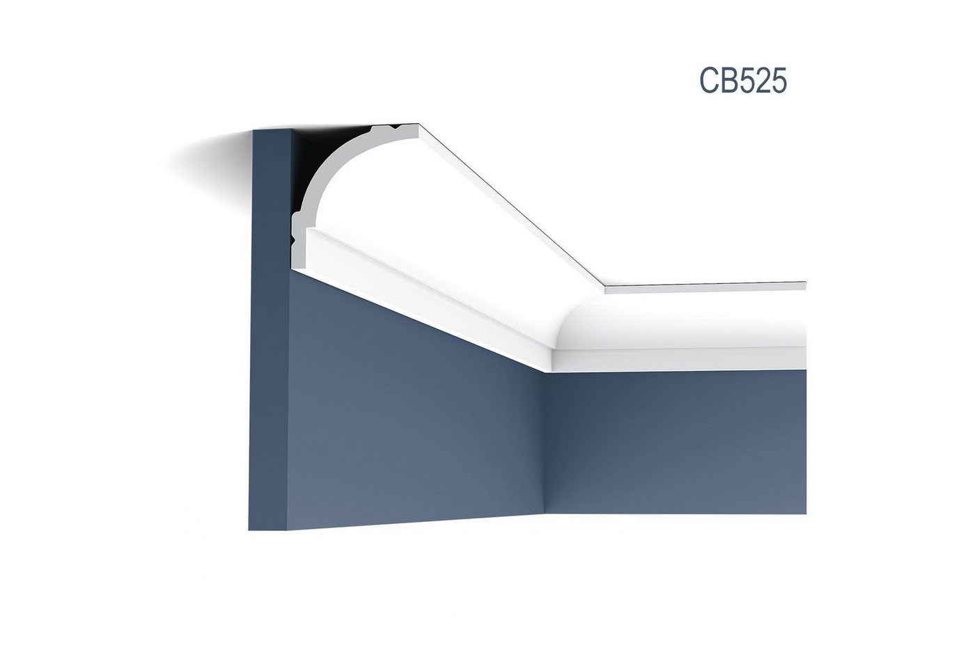 Thumbnail - Orac Decor Deckenleiste CB525N-box-10 Eckleisten 1 Karton SET mit 10 Zierleisten 20 m, kleben, Polystyrol, 10-St., 1 Kar...