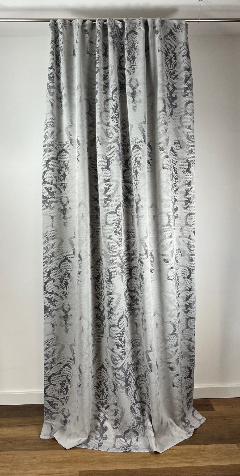 novumfix Verdunkelungsvorhang Thermovorhang grau gemustert, Hotelqualität b günstig online kaufen