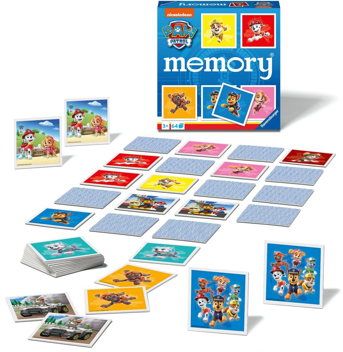 Ravensburger Spiel, Kinderspiel memory® PAW Patrol, Made in Europe; FSC® - schützt Wald - weltweit