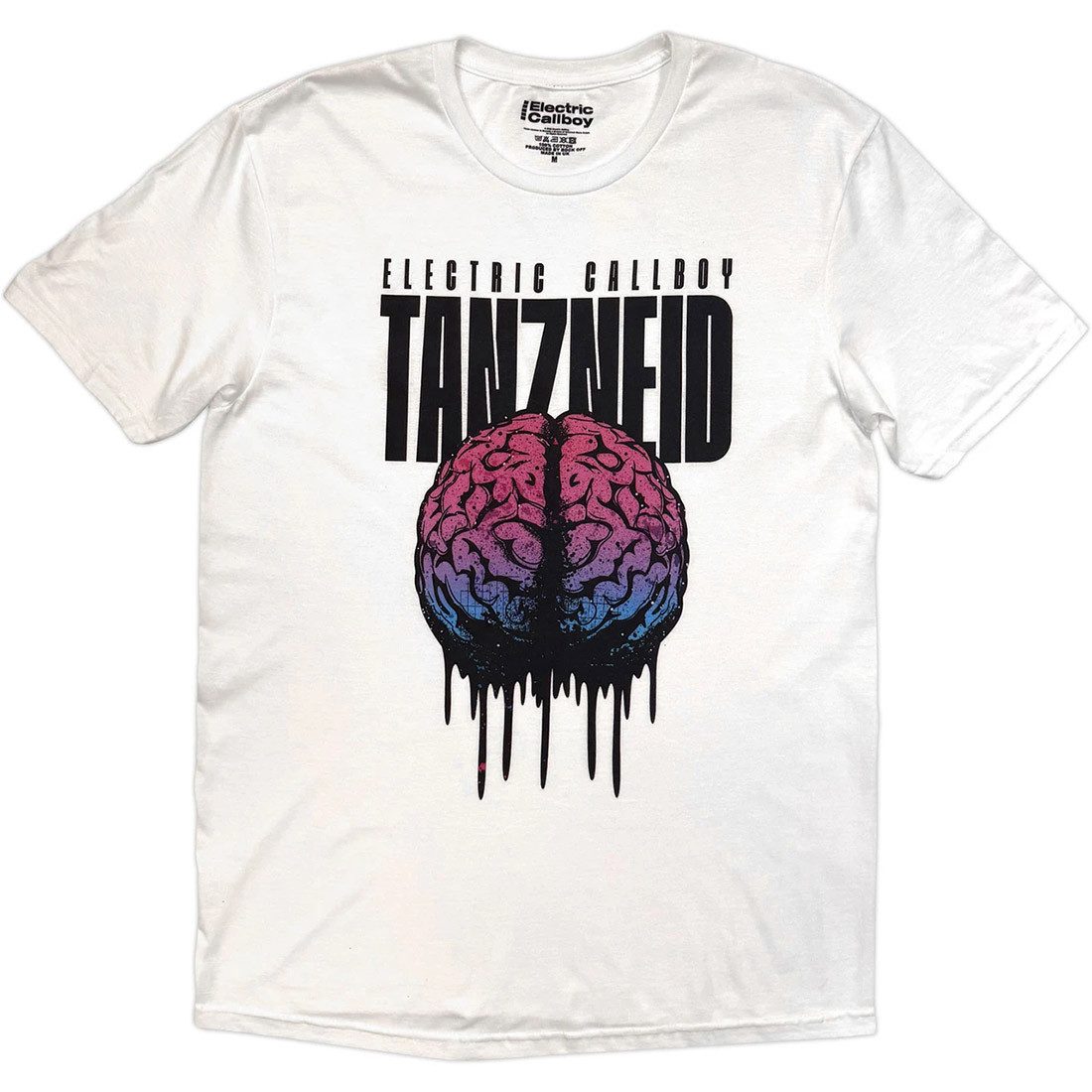Electric Callboy T-Shirt Tanzneid Melting Brain Weiß Tanzneid Melting Brain Weiß