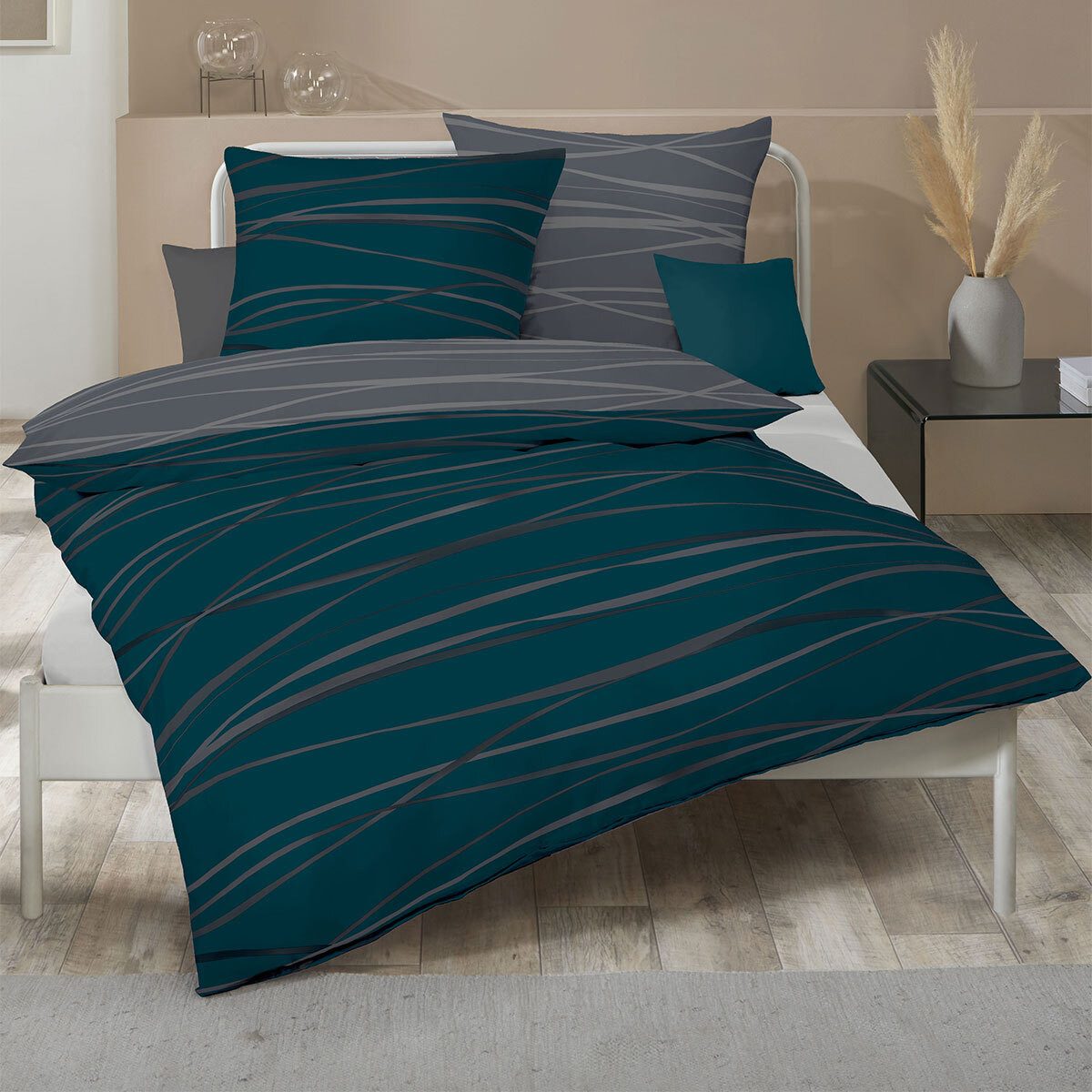 TRAUMSCHLAF Bettwäsche, Biber, 3 teilig, warme weiche Qualität günstig online kaufen