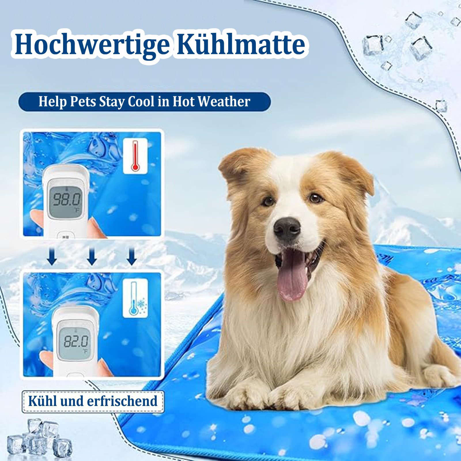 Beaface Hundematte Kühlmatte für Haustiere, kühlende günstig online kaufen