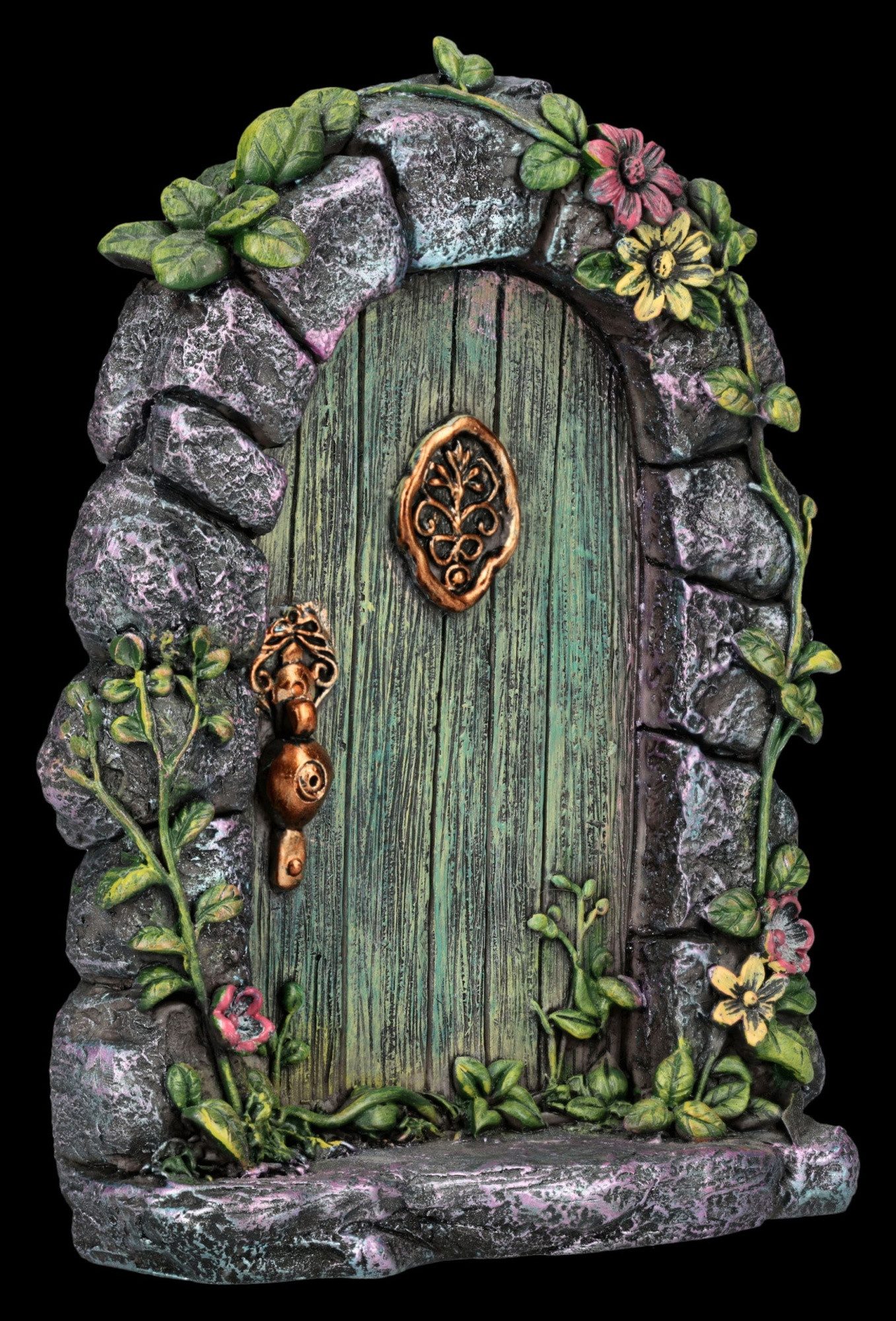 Figuren Shop GmbH Dekofigur Elfen Tür – Zauberwald Figur Fantasy Deko Statu günstig online kaufen