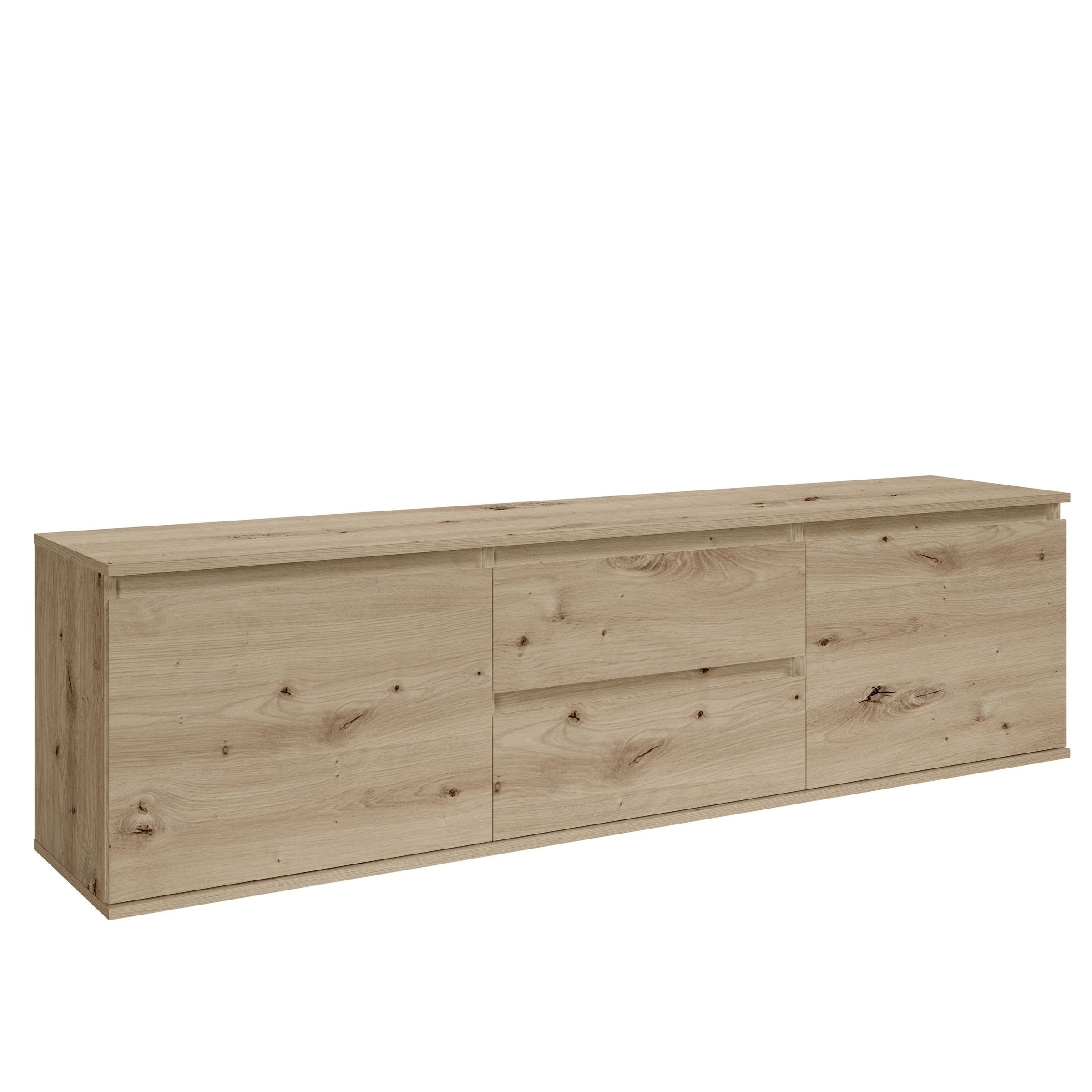 Bega Consult Lowboard 2 Türen, 2 Schübe, in Artisan Dekor - 180x50x38cm (BxHxT)
