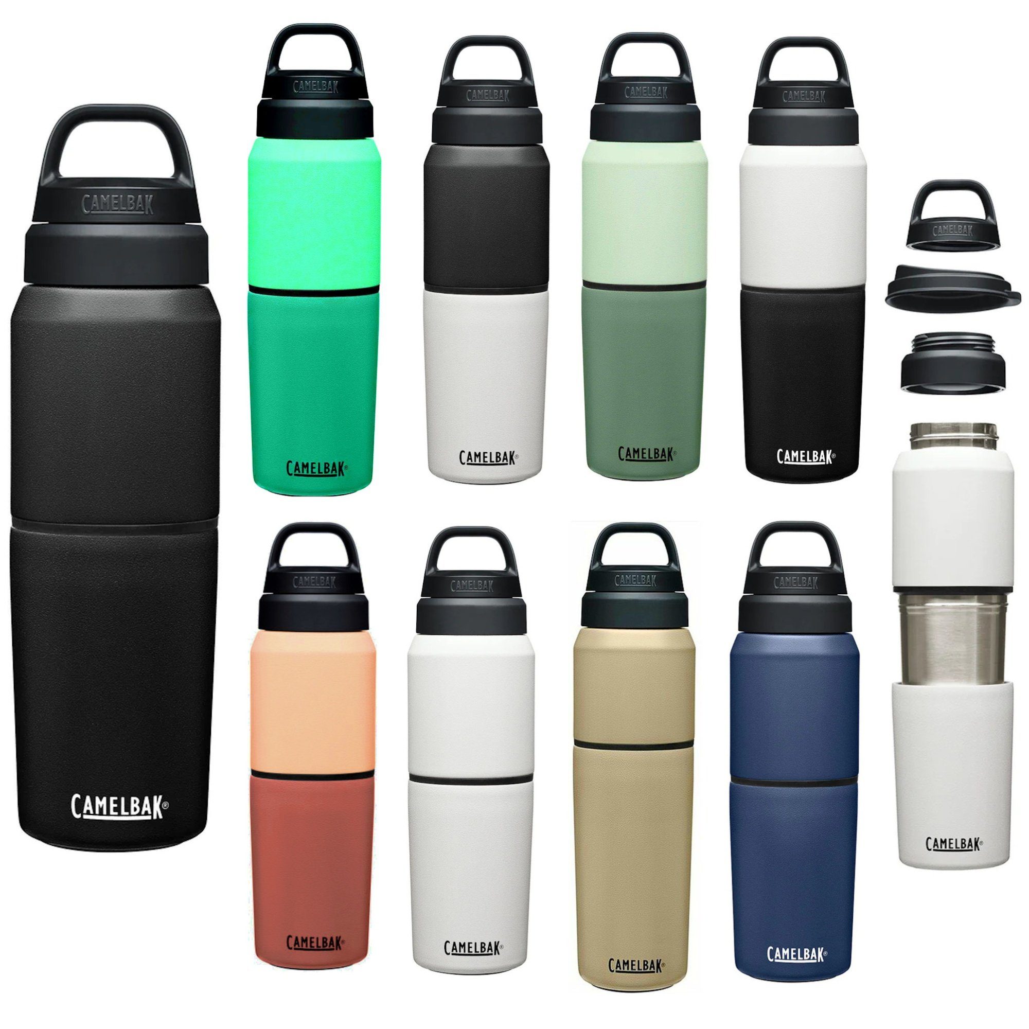 Camelbak Thermoflasche MultiBev isolierte Edelstahl Trinkflasche Thermosbecher Trinkbecher