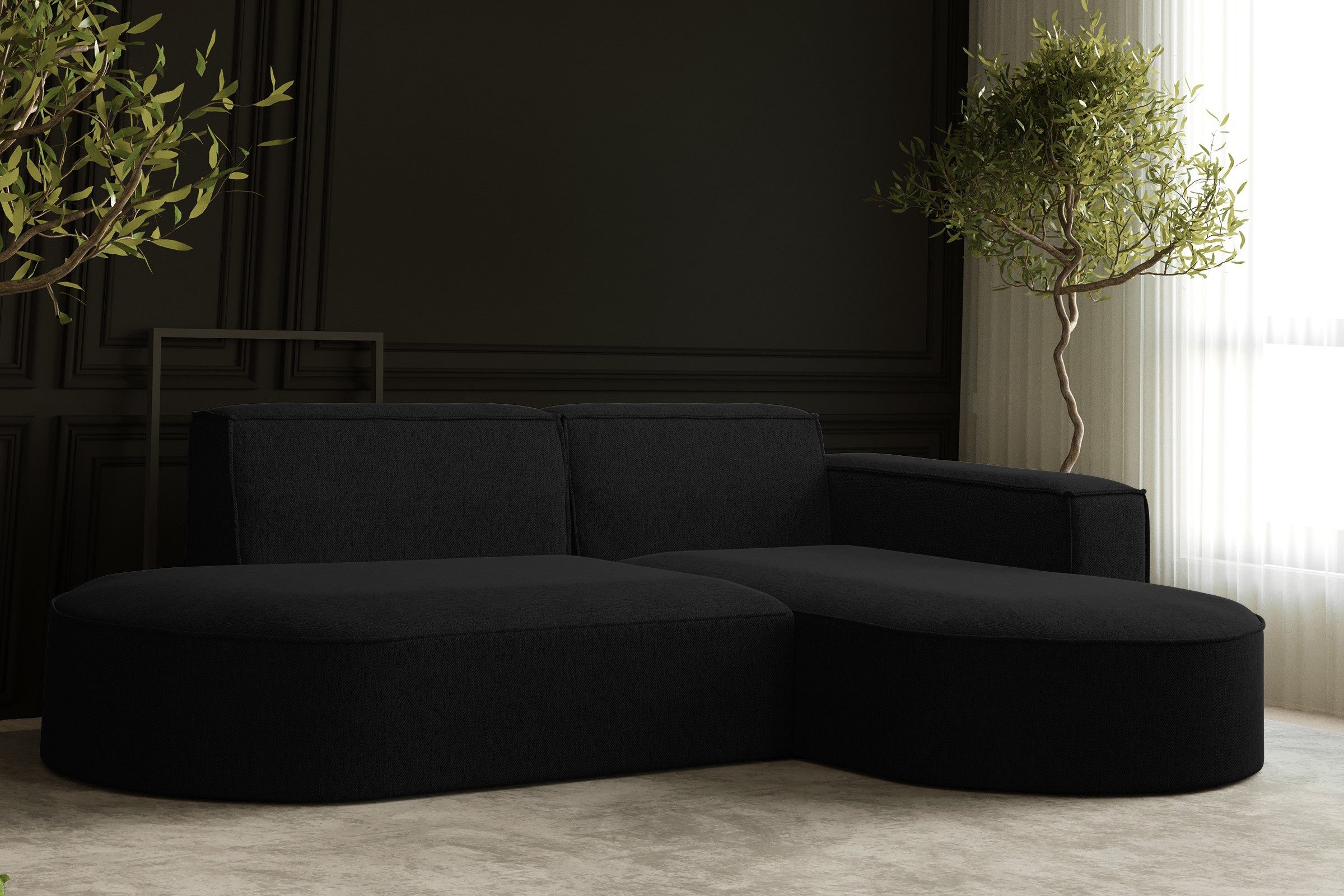Kaiser Möbel Ecksofa Designer MODENA STUDIO L stoff Cord, Verita,Boucle, Ec günstig online kaufen