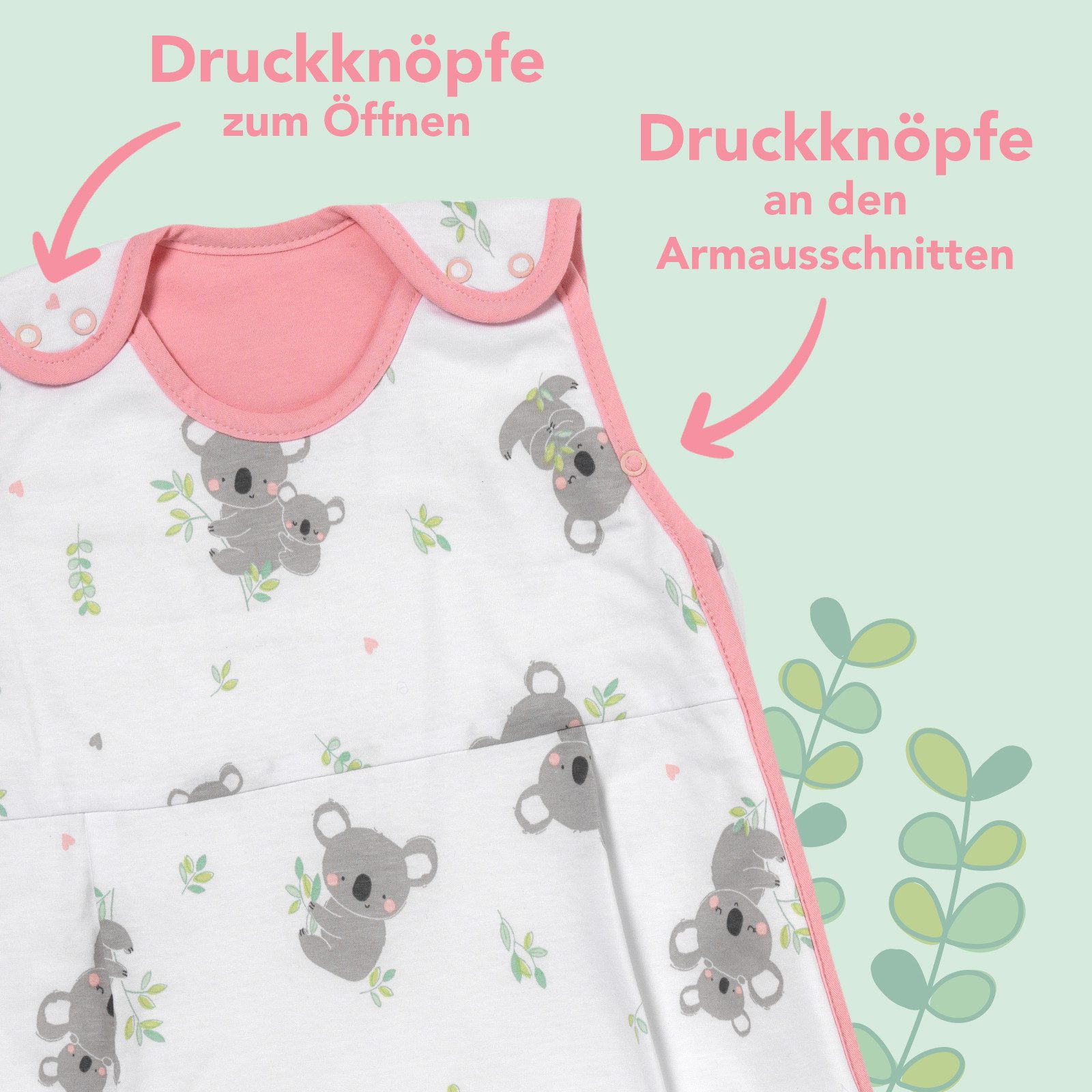 Schlummersack Kinderschlafsack Babyschlafsack, 1.0 Tog OEKO-TEX zertifizier günstig online kaufen
