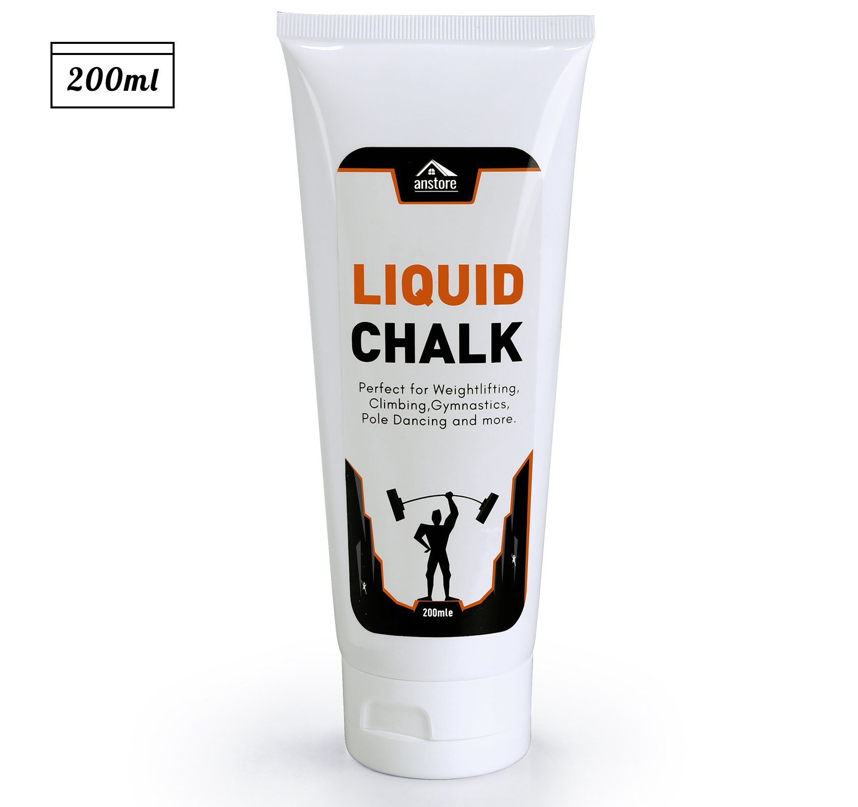 Homewit Chalkbag Liquid Chalk Flüssiges Magnesia Flüssigkreide Sportkreide (Set, 1-tlg., 200ml), für maximalen Grip beim Sport -zum Bouldern Klettern Turnen