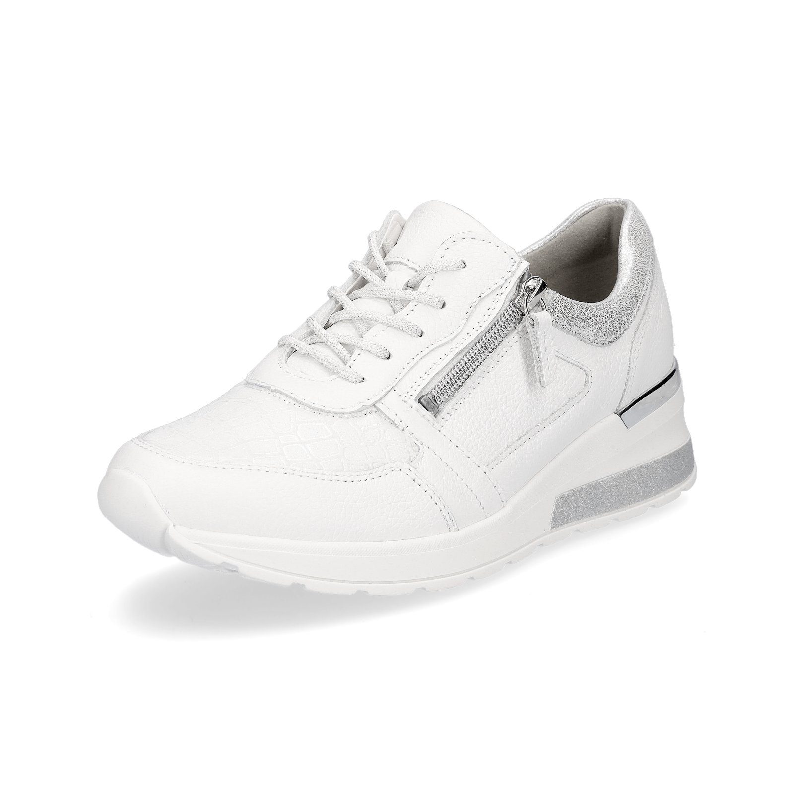 Waldläufer Damen Sneaker weiß silber Sneaker