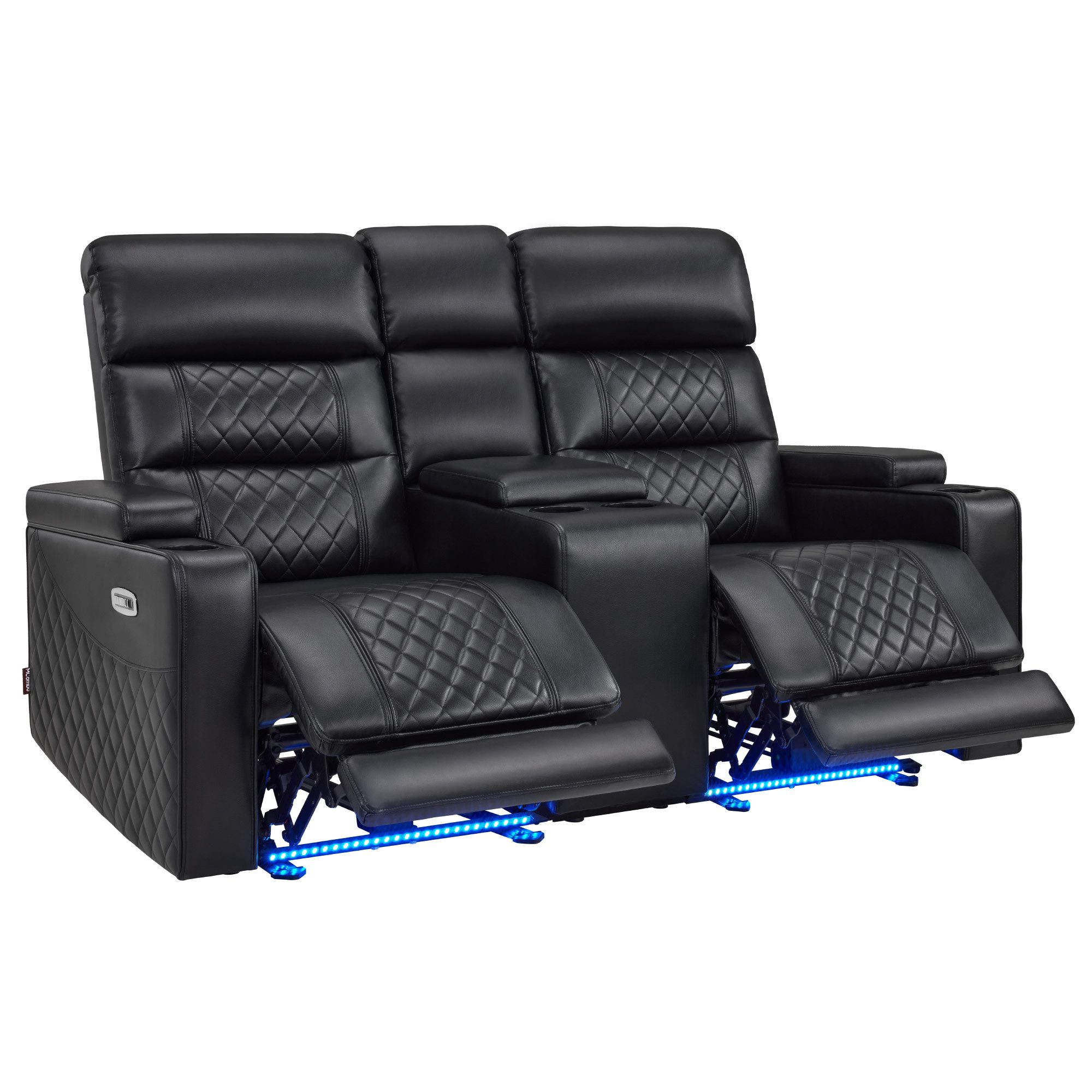 MCombo 2-Sitzer M MCombo 2 Sitzer Sofa mit verstellbare Kopfstütze 7705, mit Herz-Waage-Position