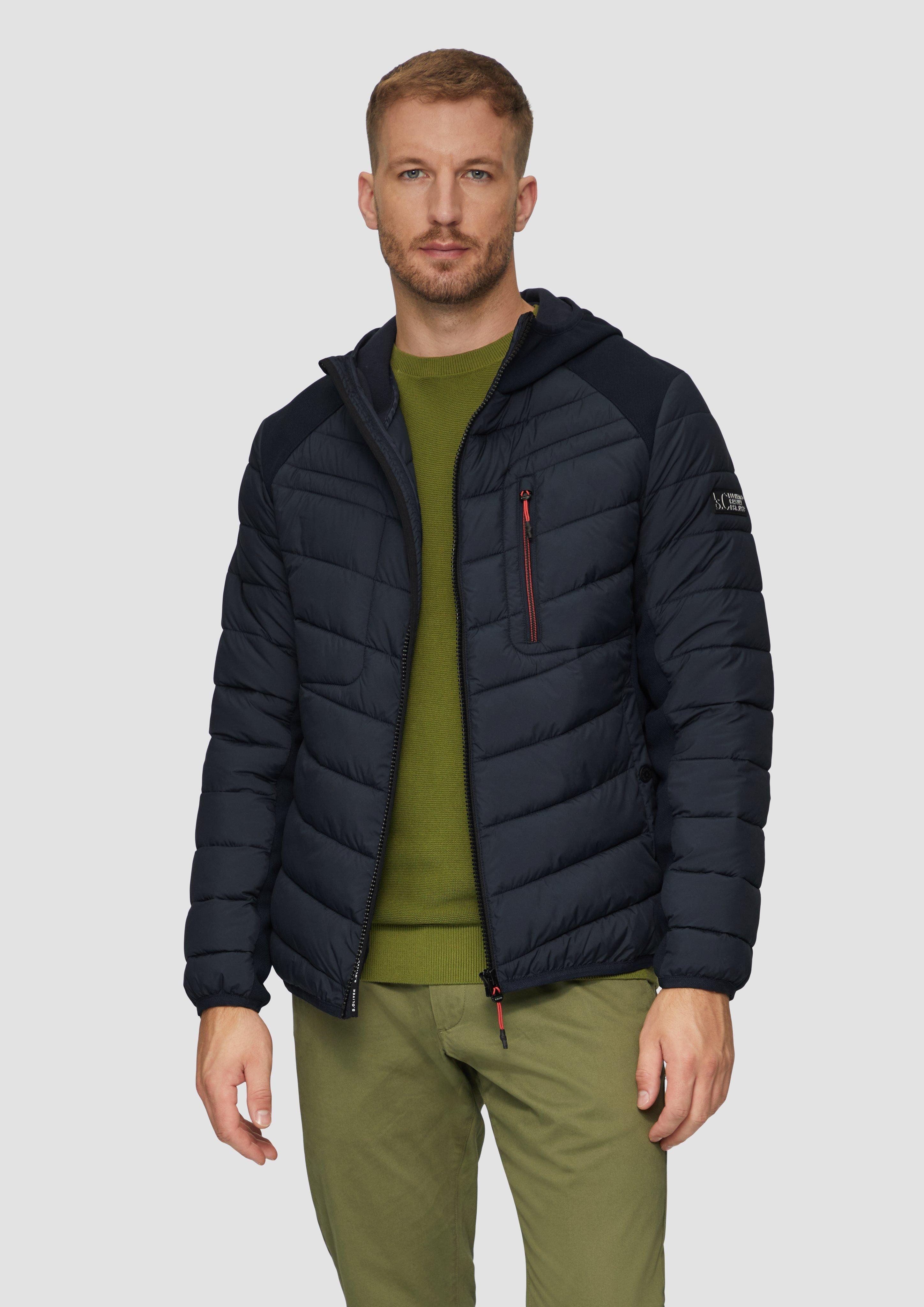 s.Oliver Steppjacke, mit Kapuze, mit Kapuze und Reißverschluss günstig online kaufen