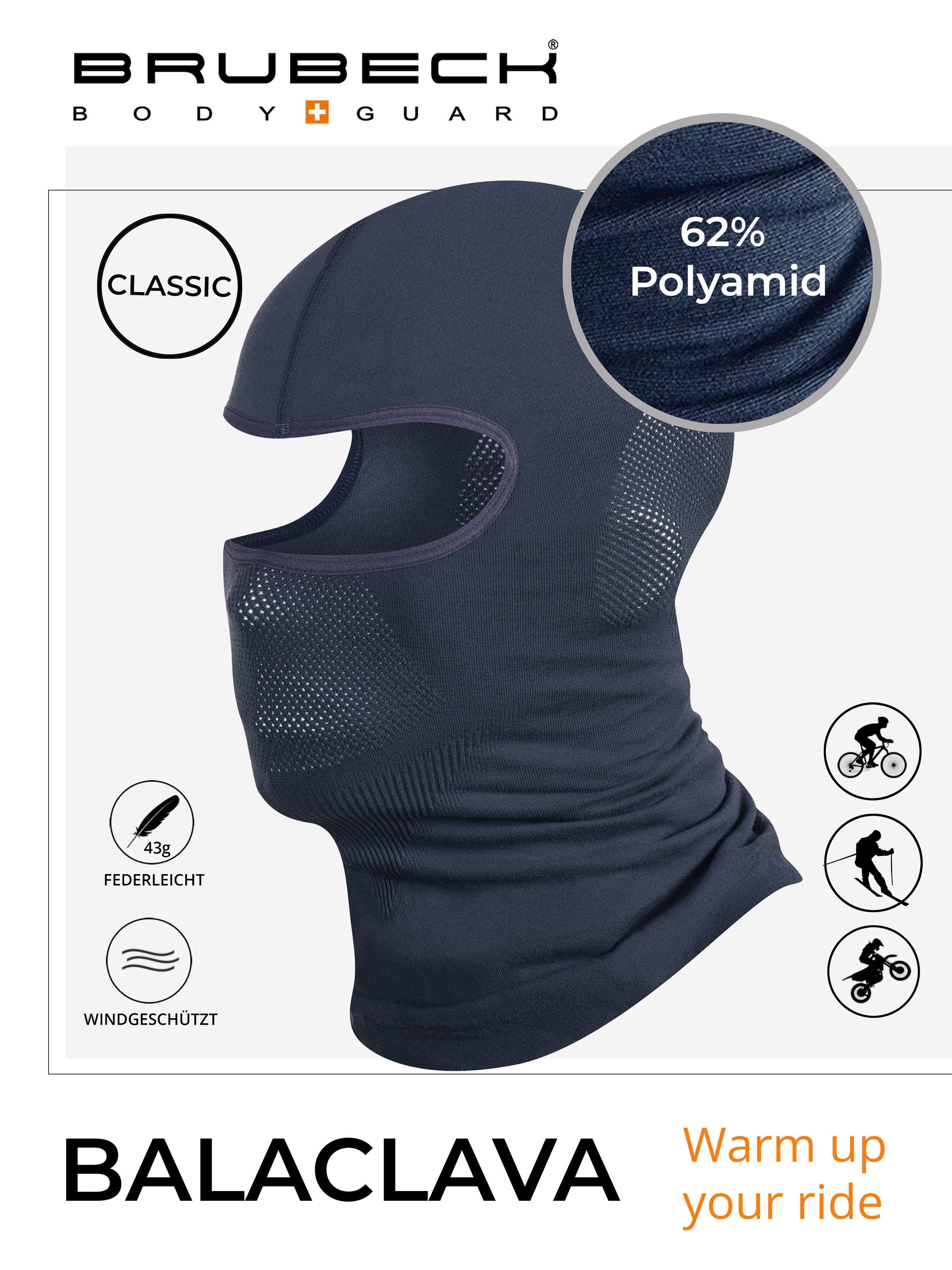 BRUBECK Sturmhaube Funktions Sturmhaube Gesichtshaube Skimaske Motorradmask günstig online kaufen