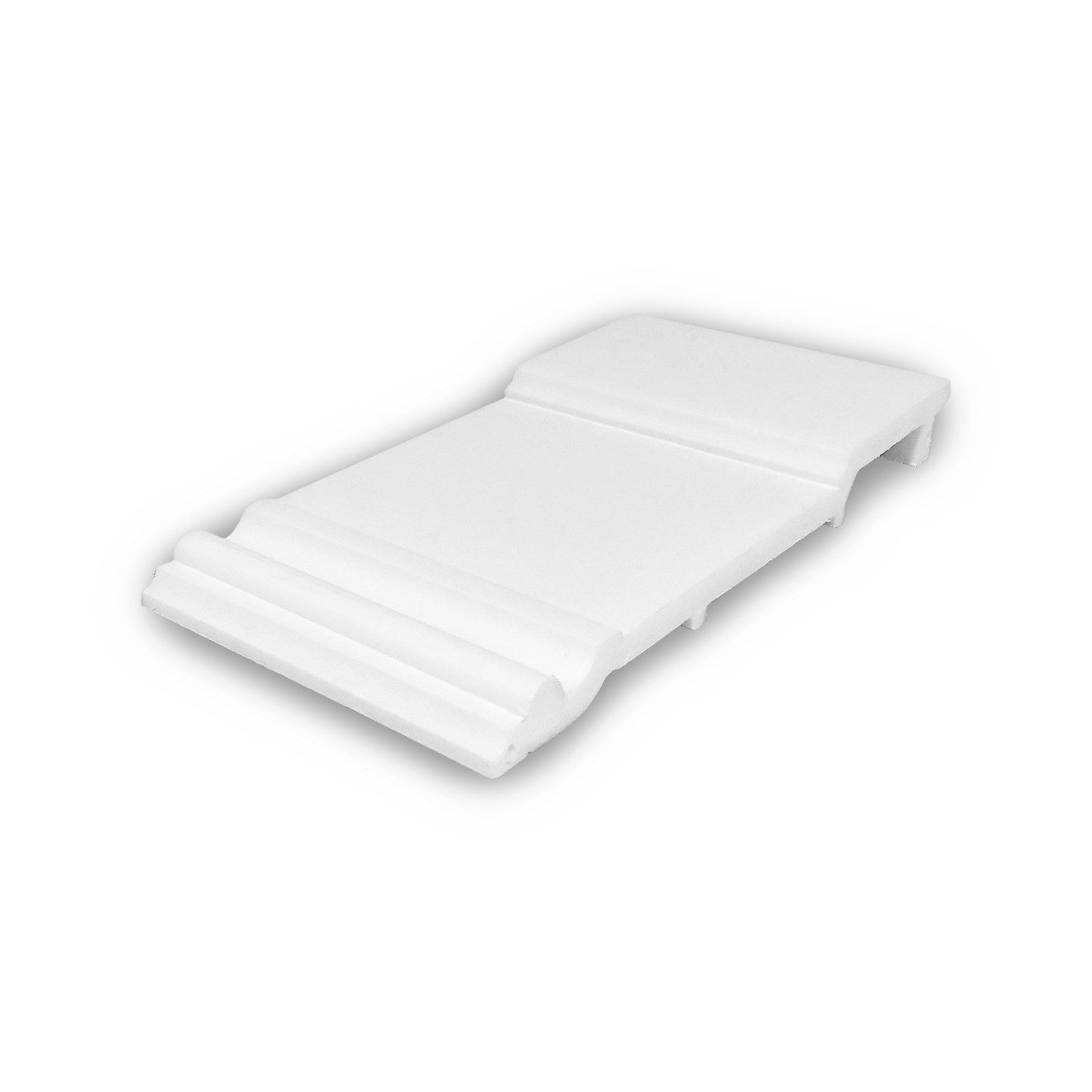 Orac Decor Sockelleiste 1 MUSTERSTÜCK S-SX191 10 cm MUSTER der Sockelleiste, L: 10 cm, H: 21 cm, 1 MUSTERSTÜCK, Produktmuster, 1-St., Muster der Fußleiste, Stuckleiste, Bodenleiste