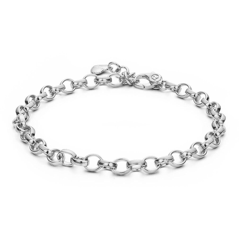 Rosato Armband Elegant silver bracelet for Storie pendants RZB015
