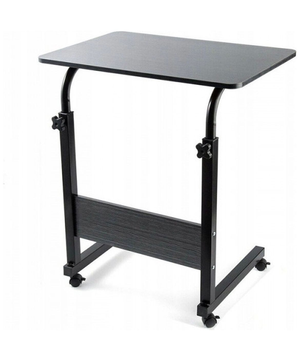 Kaufexpress GmbH Laptoptisch Höhenverstellbarer Tisch mit Rollen – 80×40 cm – für Bett & Sofa – Bild 2 von 2