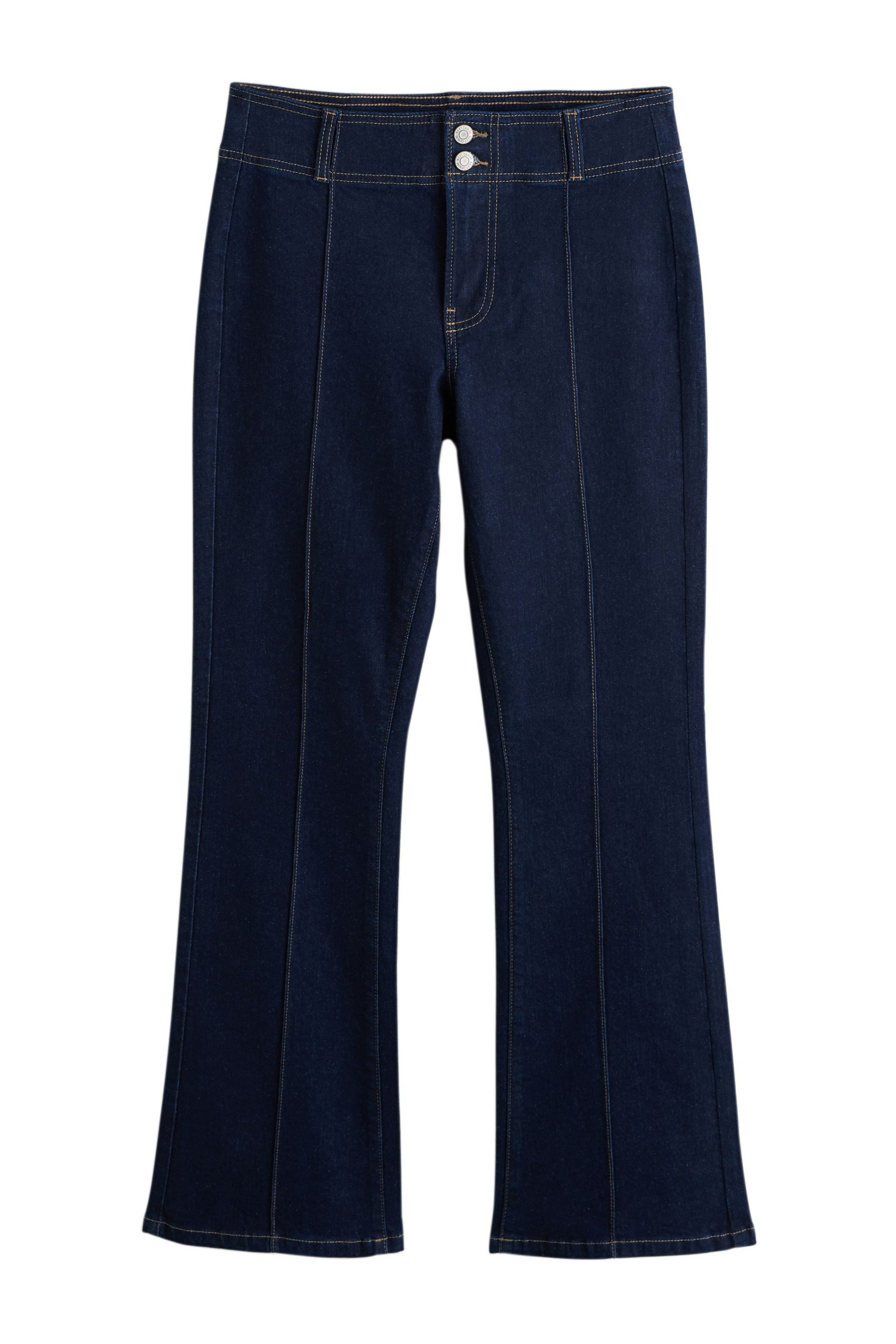 Bootcut-Jeans Bootcut-Jeans mit mittelhohem Bund und Saum