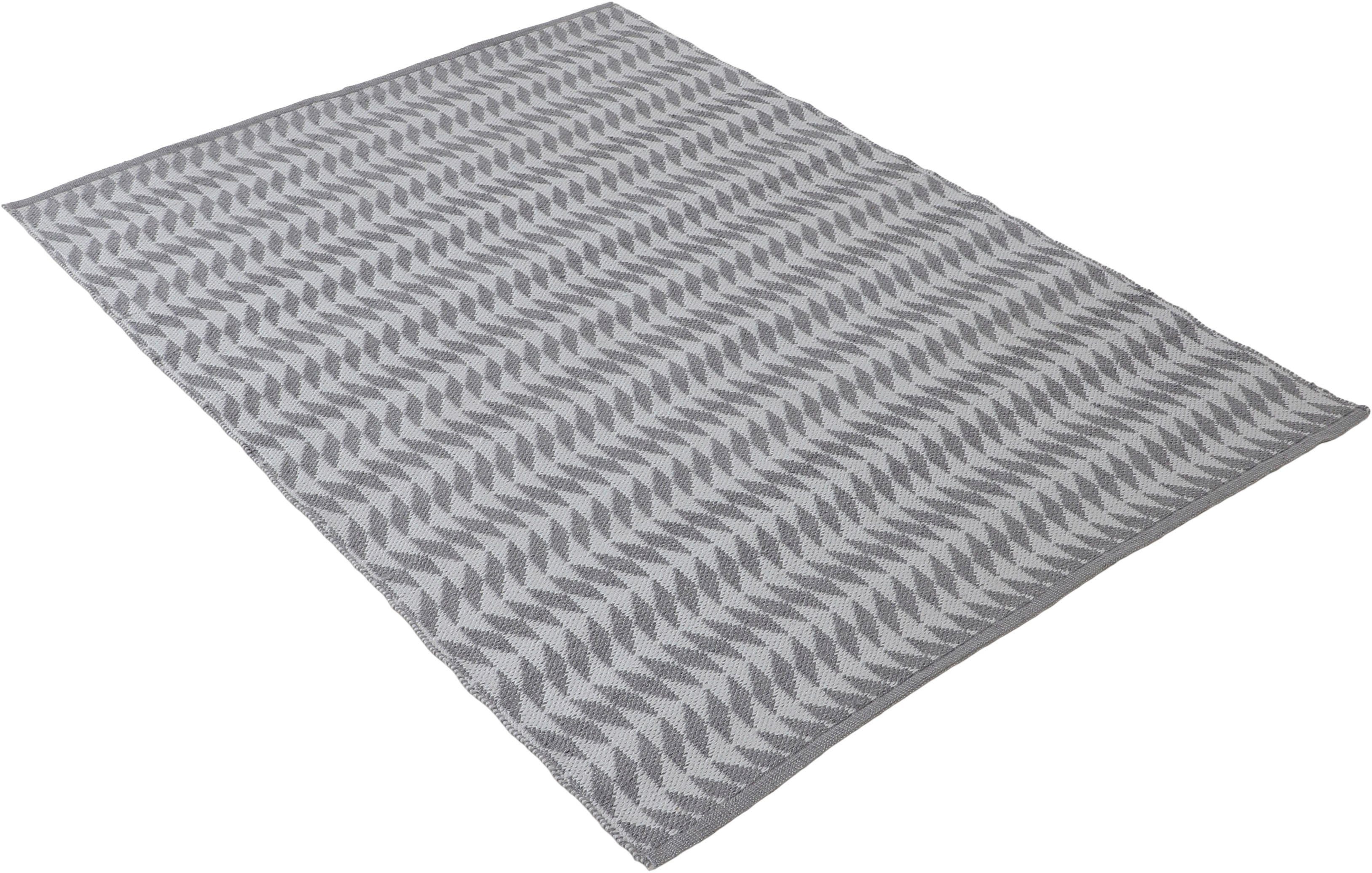 Teppich Frida 203, carpetfine, Höhe: recyceltem Material rechteckig, Wendeteppich, (PET), Flachgewebe, Optik mm, 100% 7 Sisal