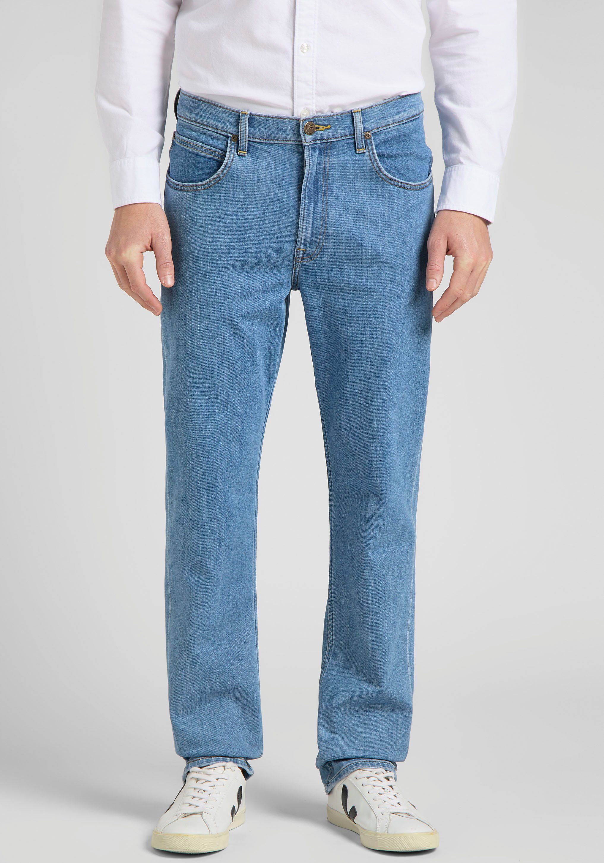 Lee® Straight-Jeans Brooklyn light stone wash