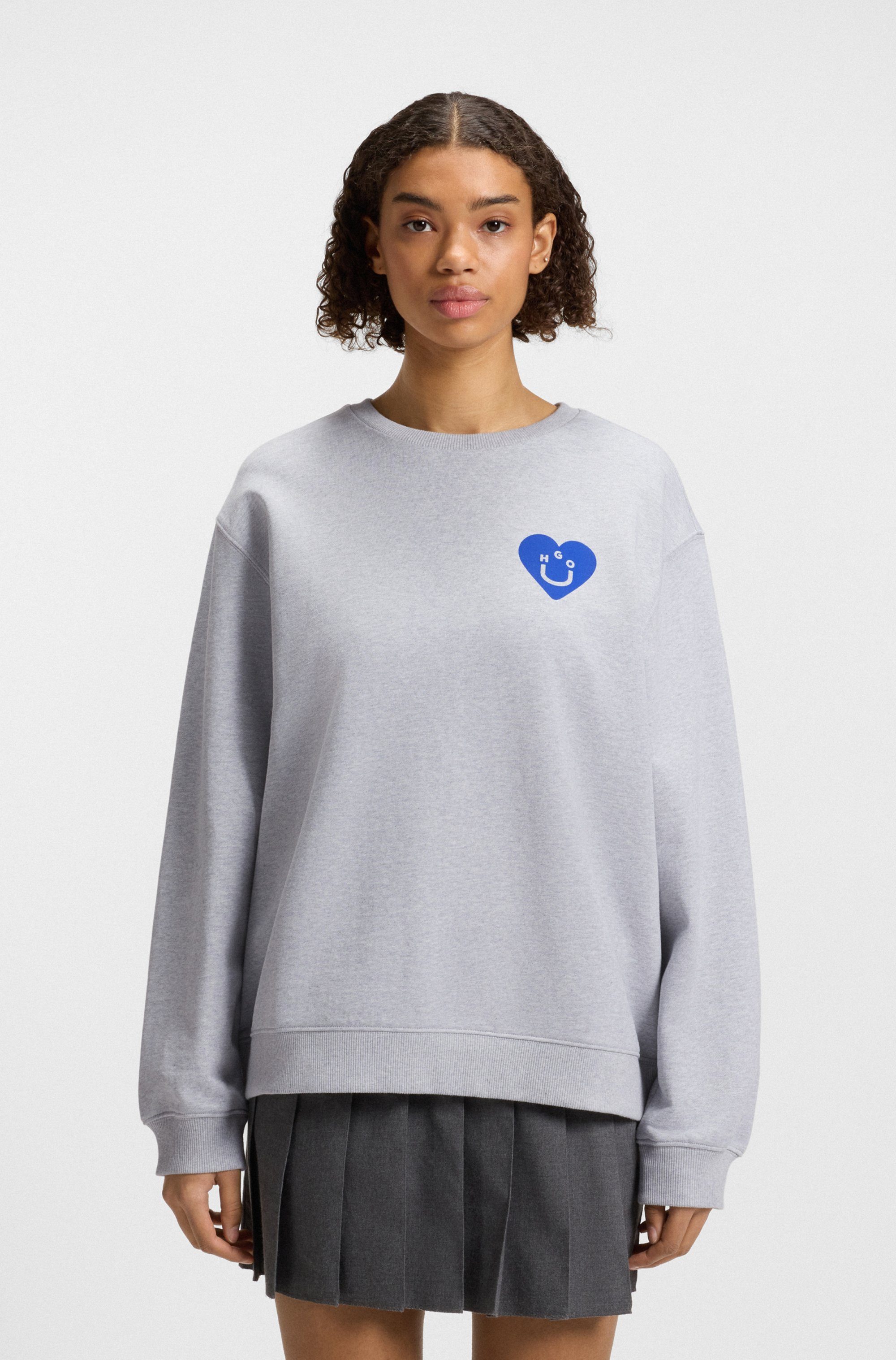 HUGO Blue Sweatshirt Oversized Crew günstig online kaufen