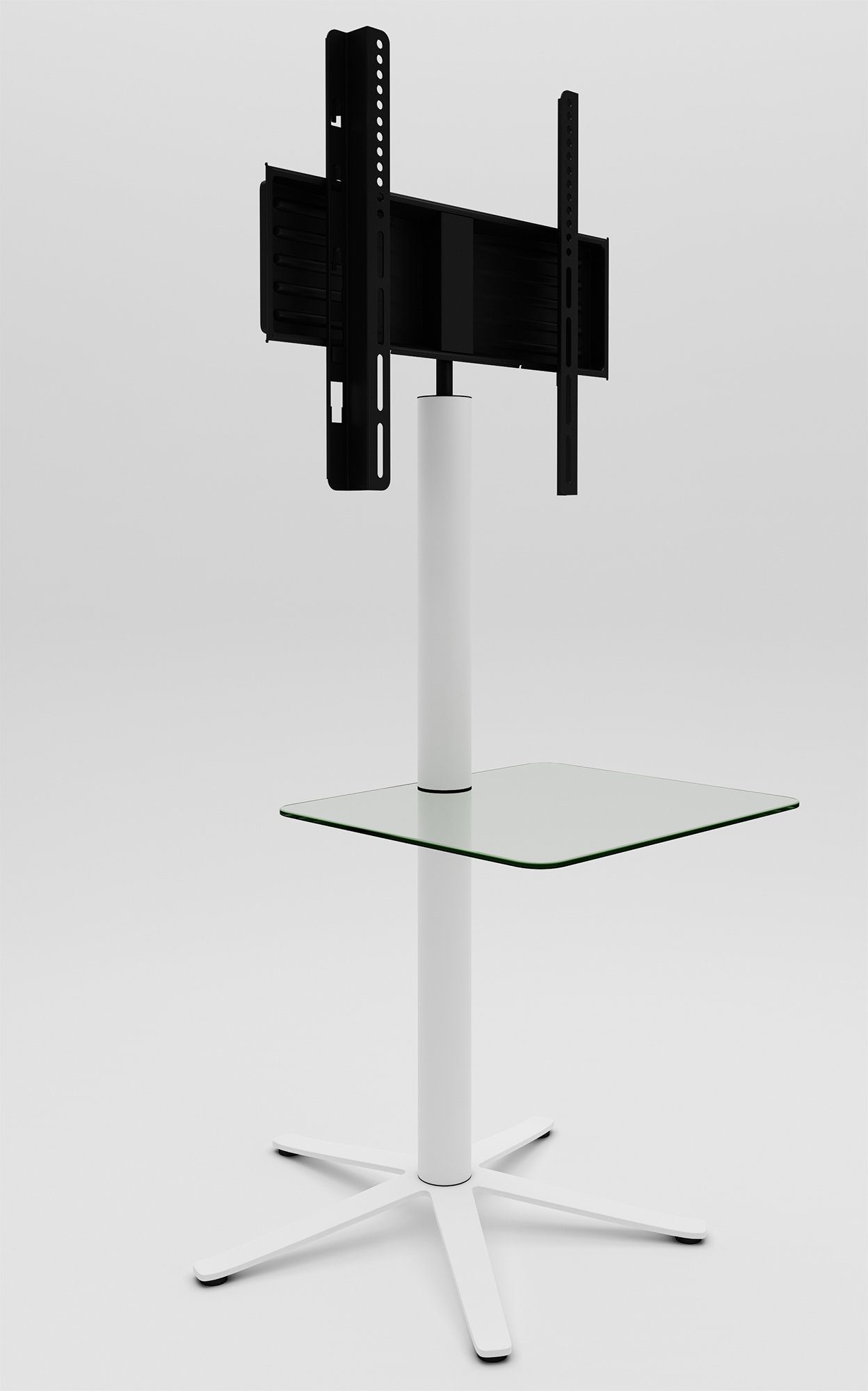 VCM TV-Ständer TV Standfuß Wohnzimmer Xila H. 100 x B. 61 x T. 61, (bis 70 Zoll, 1)