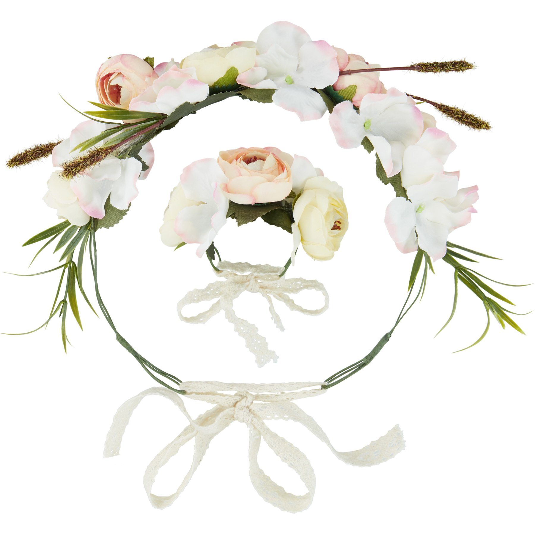 dressforfun Haarband Berglust und Blumenkranz Armreif