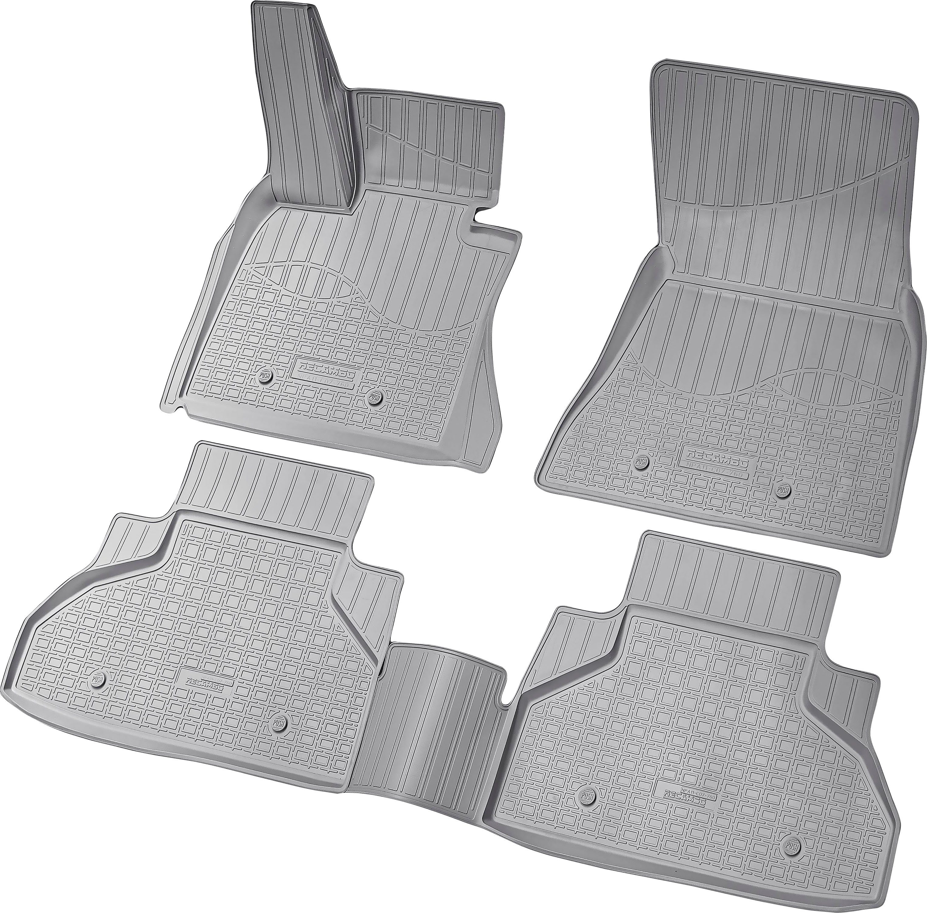 RECAMBO Passform-Fußmatten CustomComforts (4 St), für BMW X6, F16 F86 2014 - 2019, perfekte Passform