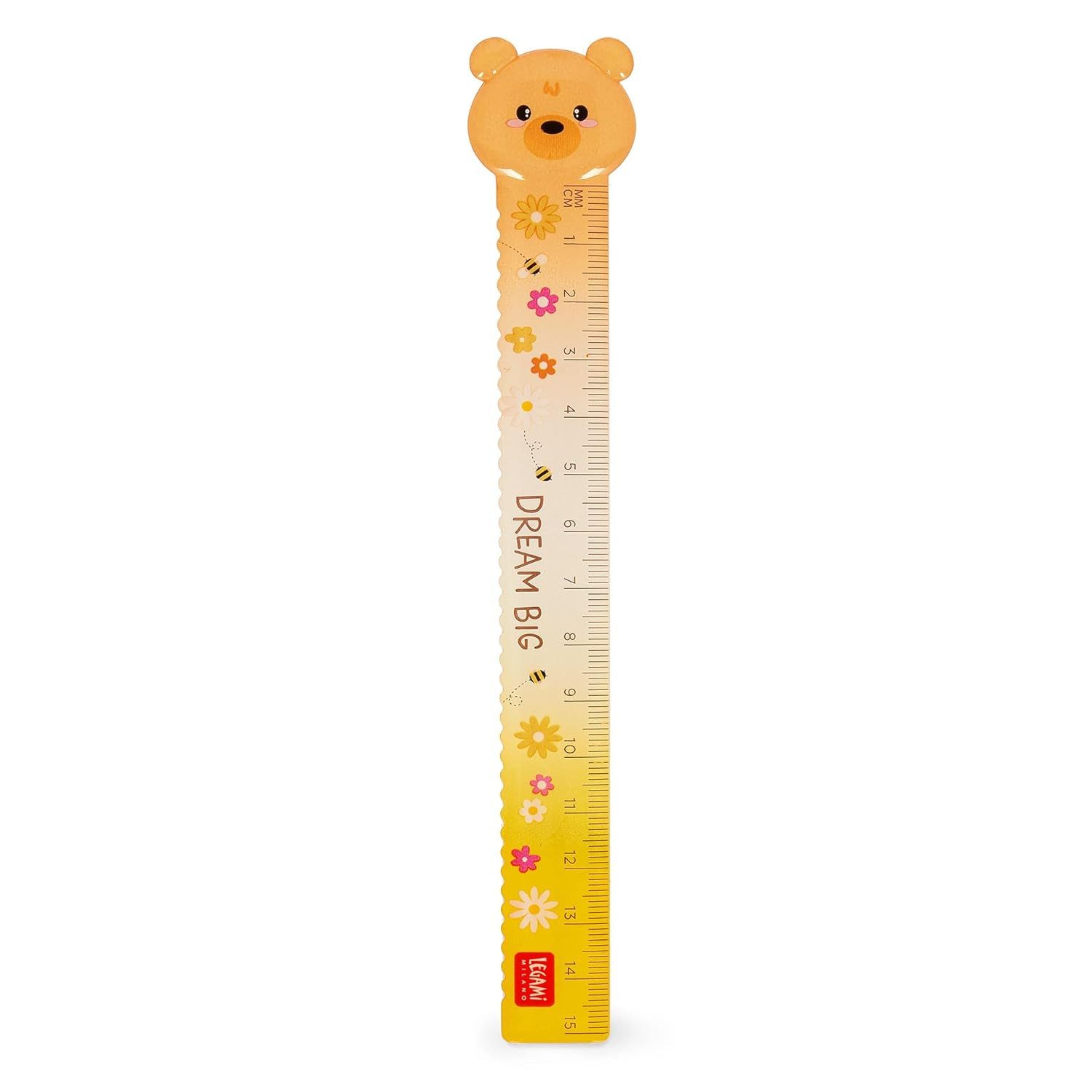 Legami Lineal LEGAMI Bear Sweet Bear - Lineal 15 cm Teddybär-Design