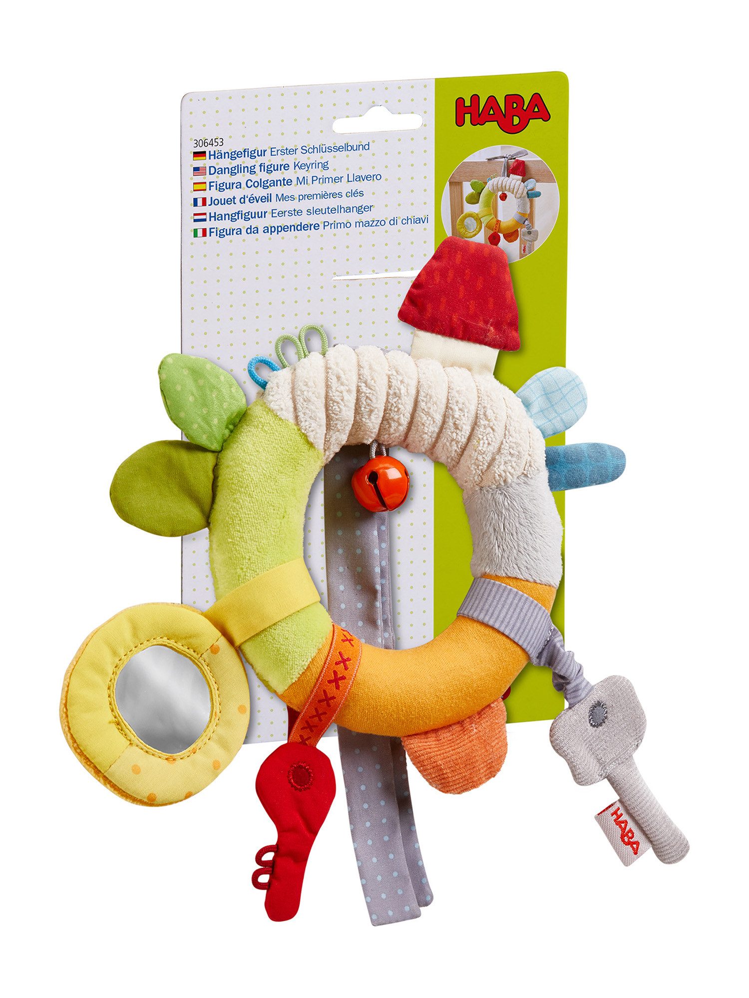 Haba Greifspielzeug Hängefigur Erster Schlüsselbund, unisex neutral