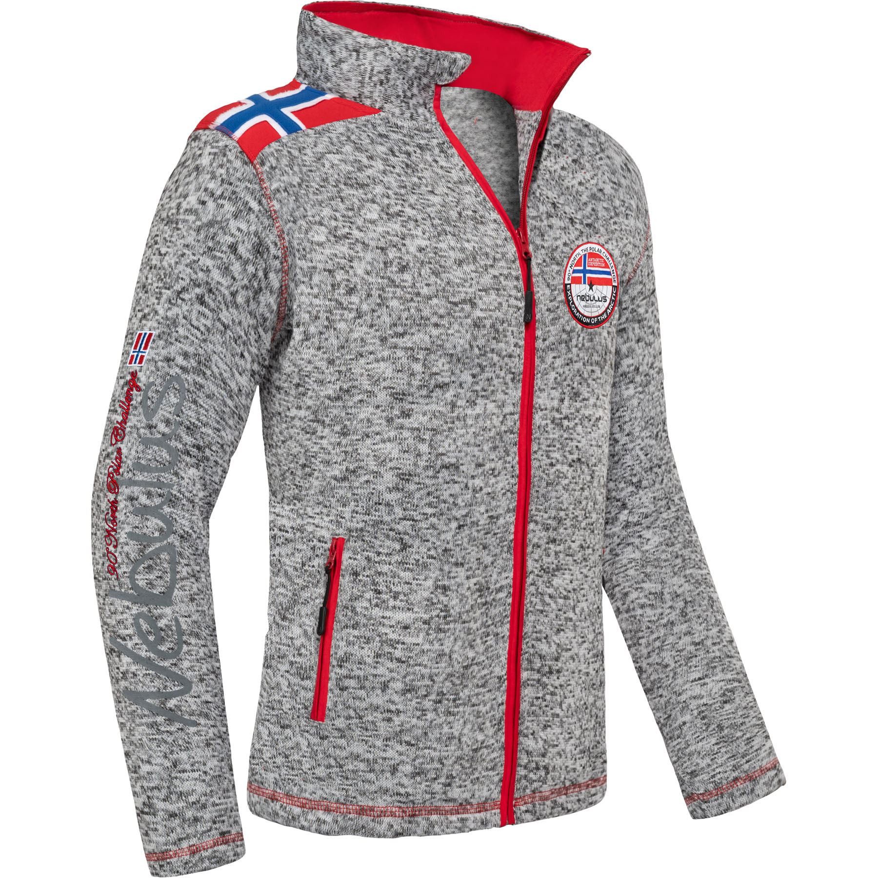 Fleecejacke NORKY, P4945 - Herren, hellgrau melie, XXL