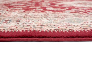 Orientteppich Oriente Teppich - Traditioneller Teppich Orient Rot Beige, Mazovia, 120 x 170 cm, Geeignet für Fußbodenheizung, Pflegeleicht, Wohnzimmerteppich