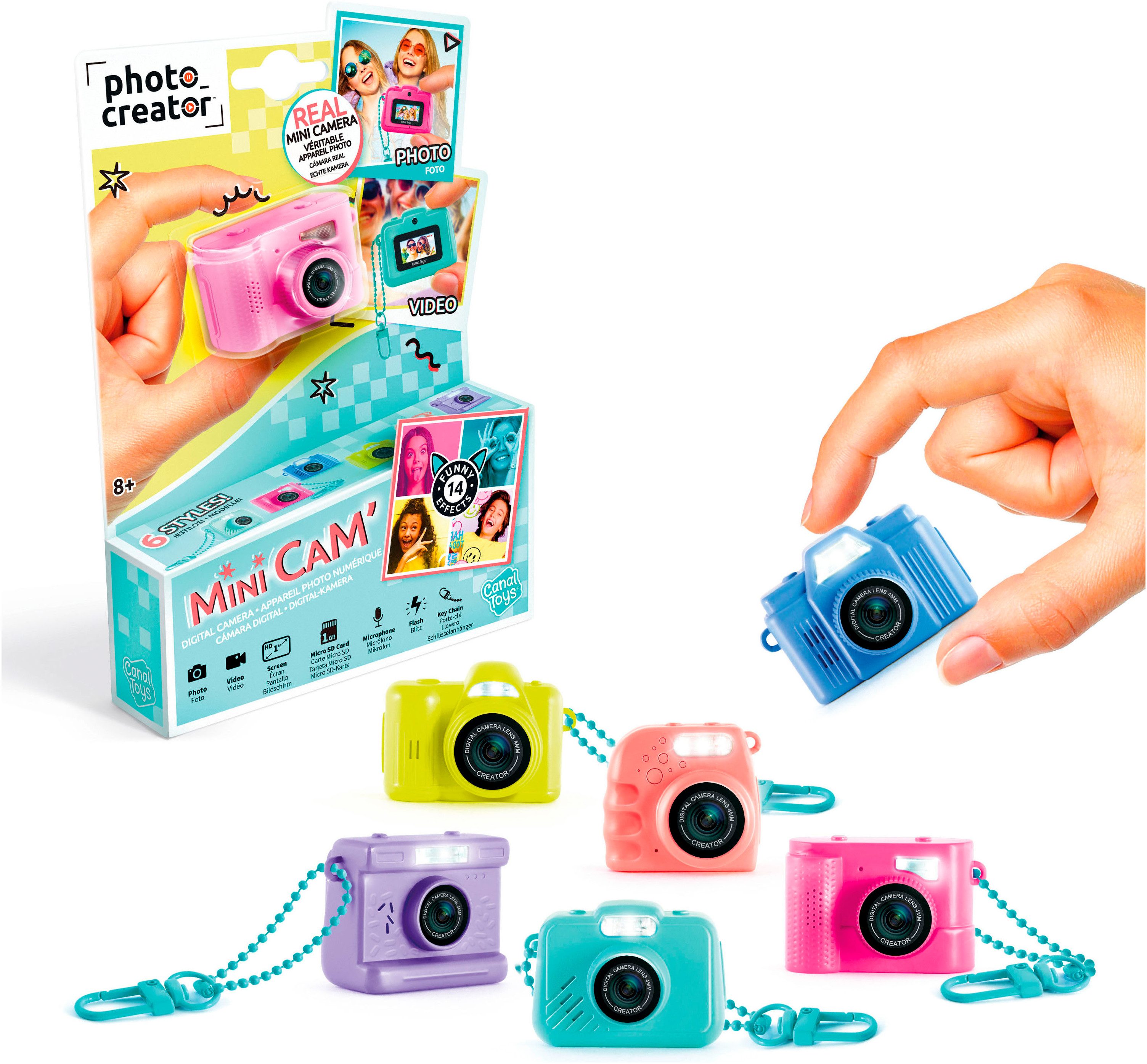 Canal Toys Mini-Digitalkamera Kinderkamera (Lieferung erfolgt farblich sortiert)