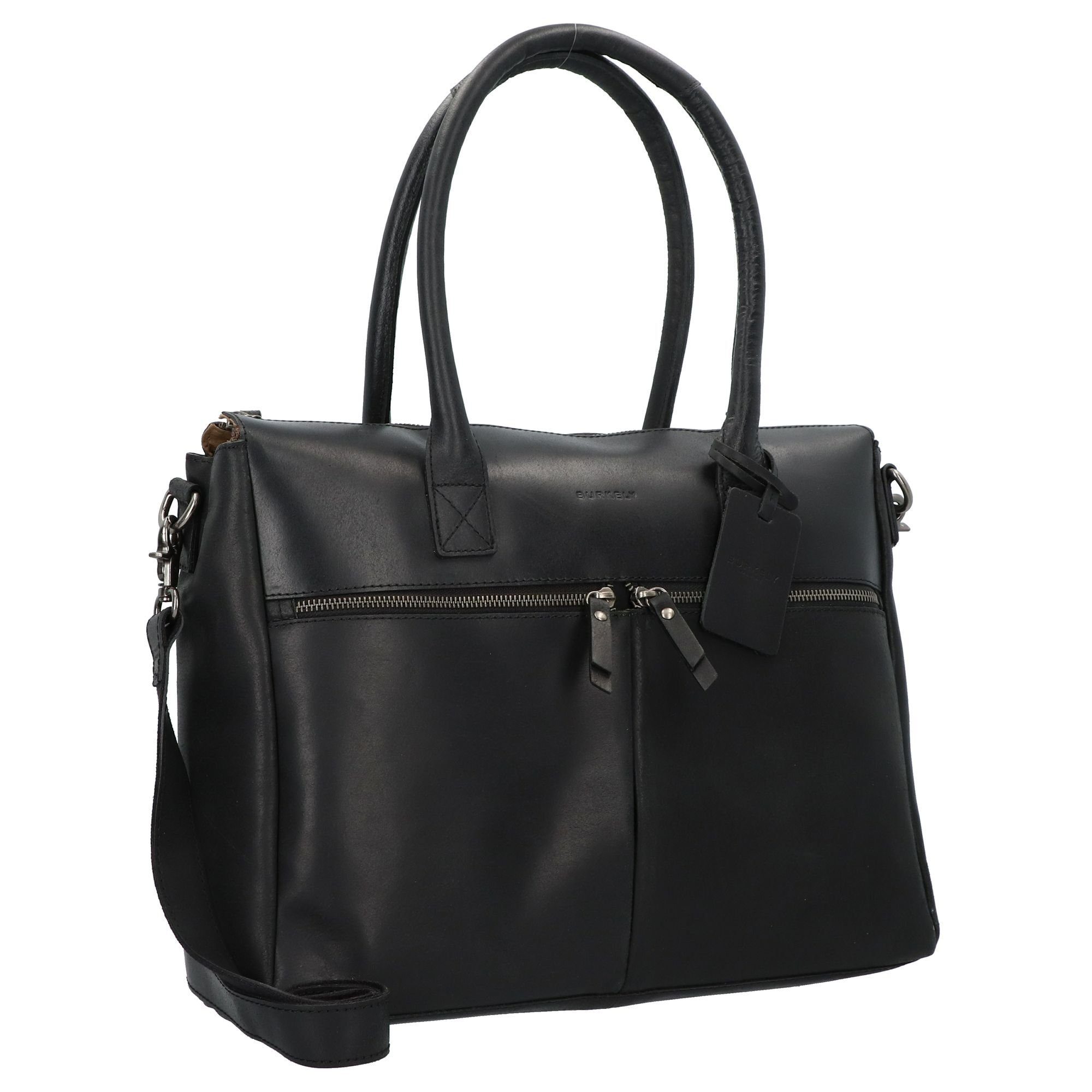 Burkely Schultertasche Vintage, Leder