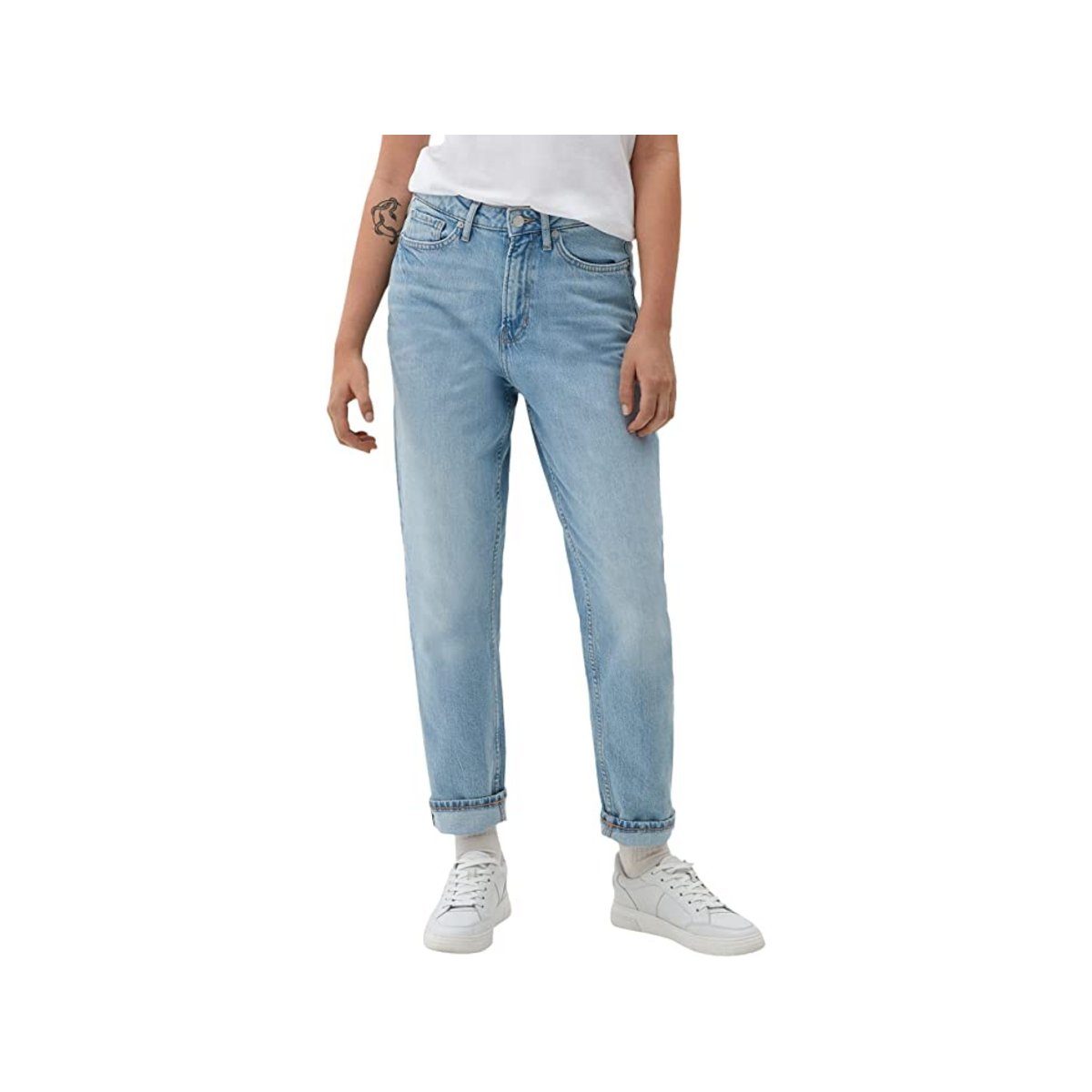 QS 5-Pocket-Jeans uni (1-tlg), Modisch und modern